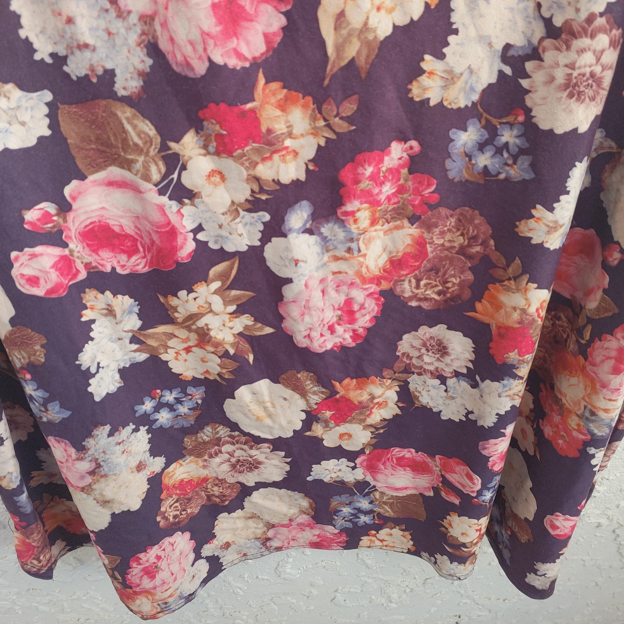 Angel Lace Floral Print Tunic Top, Multi-coloured, size M/L — photo 7 of 8