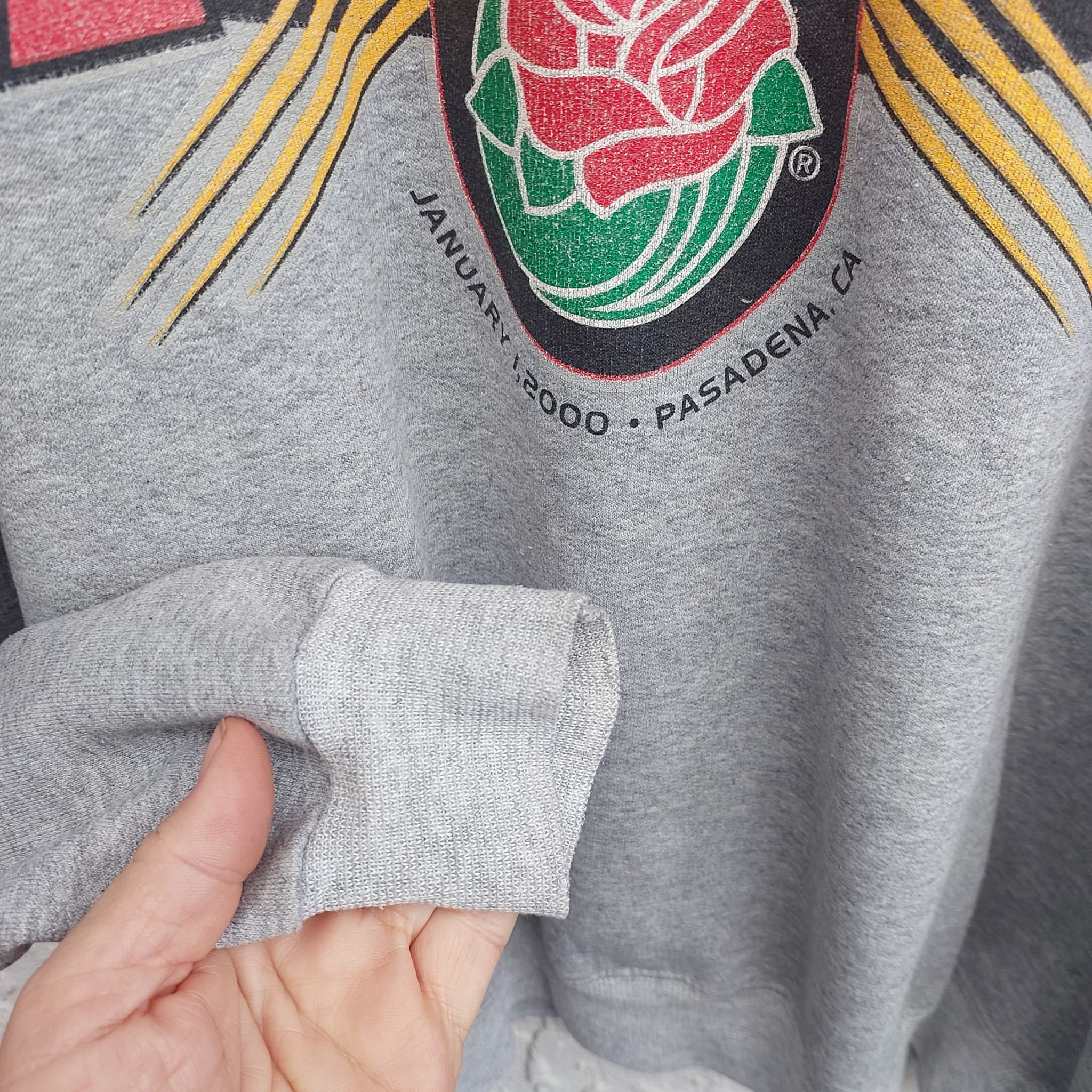 Champion Sweatshirt, 2000 Wisconsin Badgers Rose Bowl, size L — photo 8 of 10