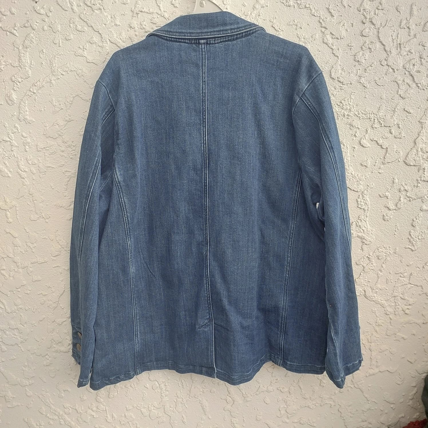 DAMART Denim Jacket, Blue, Size 16 — photo 3 of 10