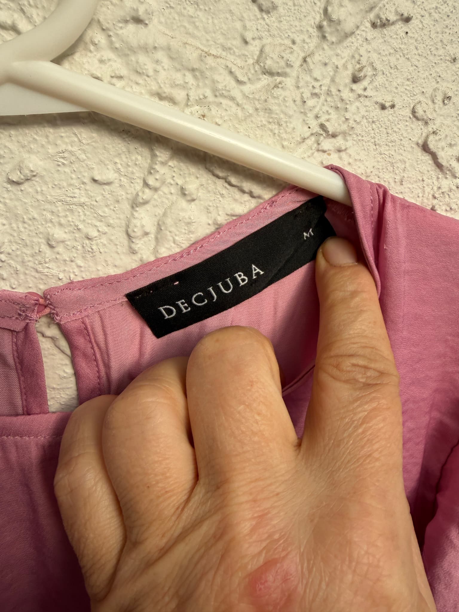 DECJUBA Pink Ruffle Sleeve Blouse, size M — photo 2 of 10