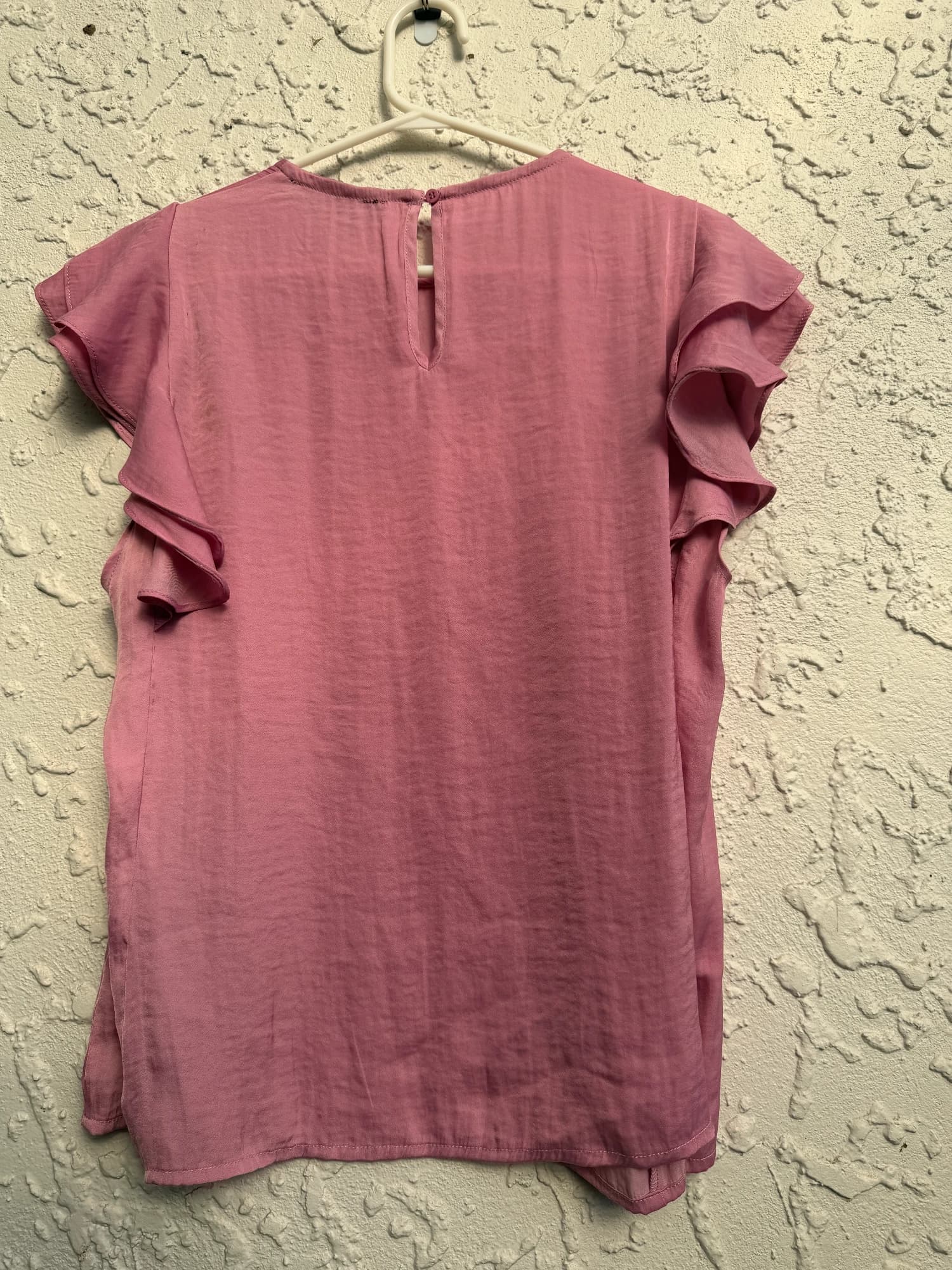 DECJUBA Pink Ruffle Sleeve Blouse, size M — photo 4 of 10