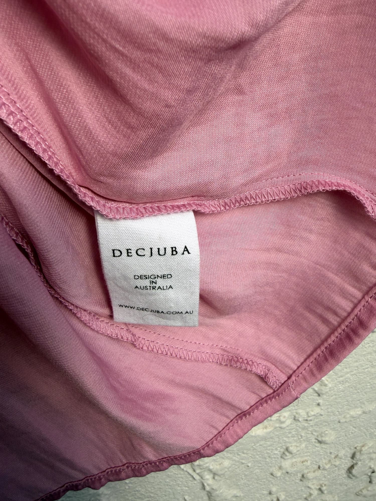 DECJUBA Pink Ruffle Sleeve Blouse, size M — photo 6 of 10