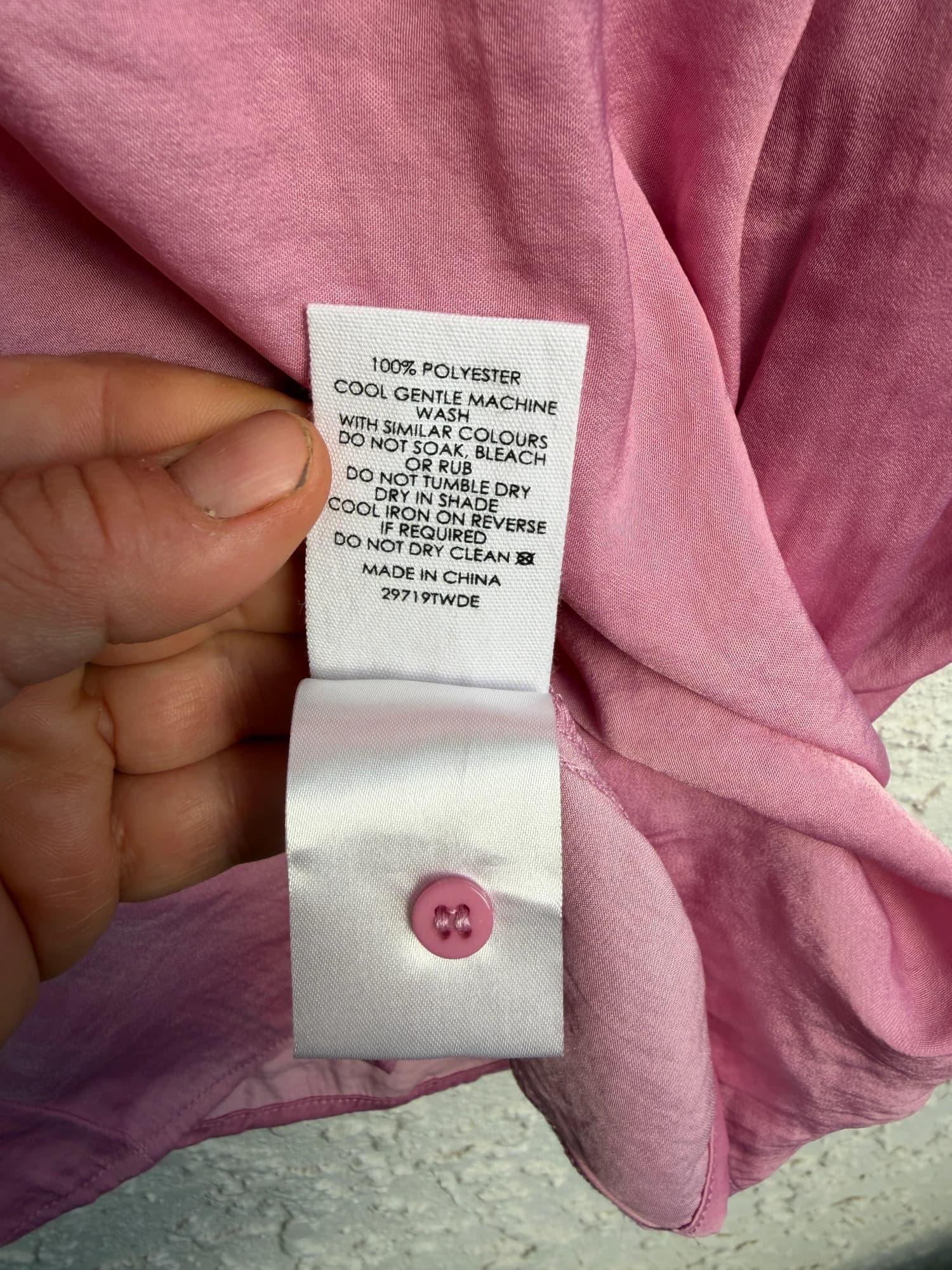 DECJUBA Pink Ruffle Sleeve Blouse, size M — photo 7 of 10