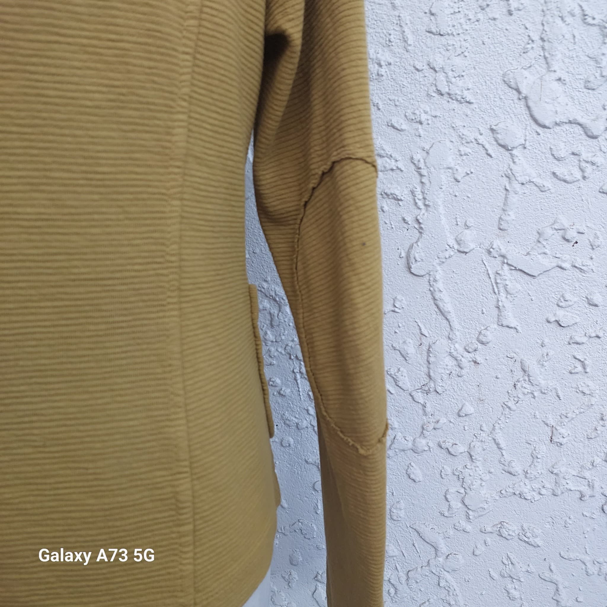 DR. BLOOM Textured Knit Blazer, Mustard Yellow, Size L/XL — photo 6 of 9