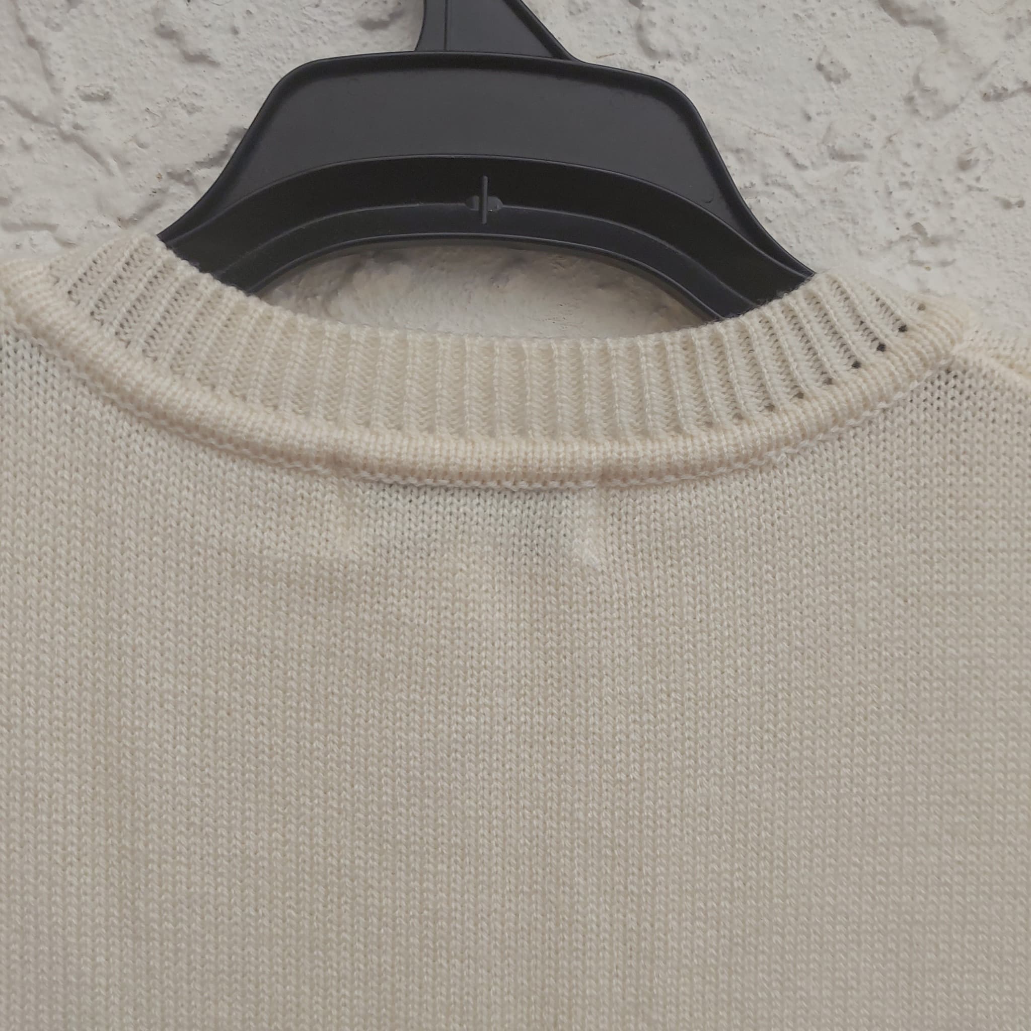 Established Knit Sweater Vest, Cream, Button-Front, Size 18 — photo 7 of 10