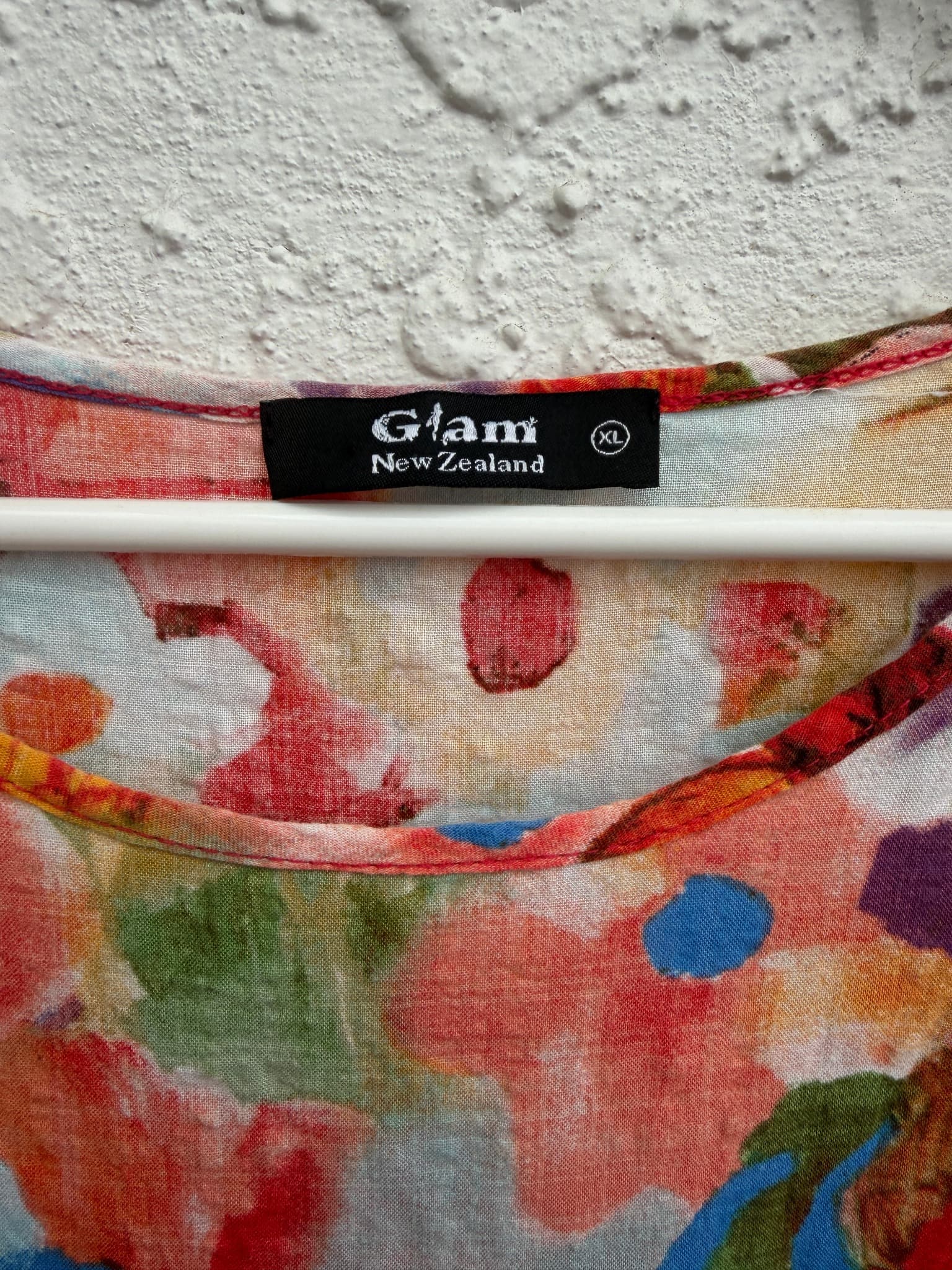 Glam New Zealand Floral Tiered Cotton Dress, Multi-Colour, Size XL — photo 2 of 10