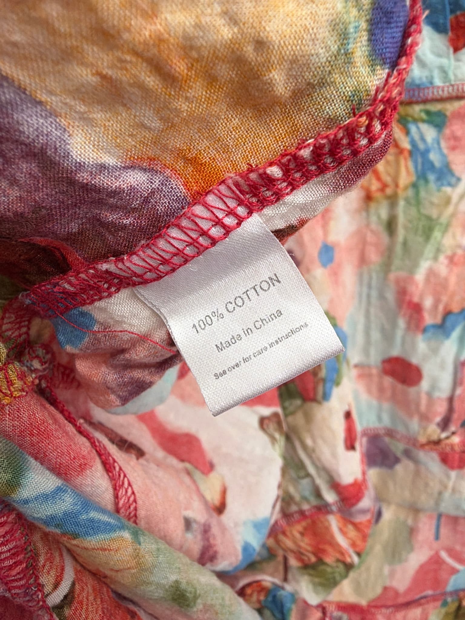 Glam New Zealand Floral Tiered Cotton Dress, Multi-Colour, Size XL — photo 5 of 10