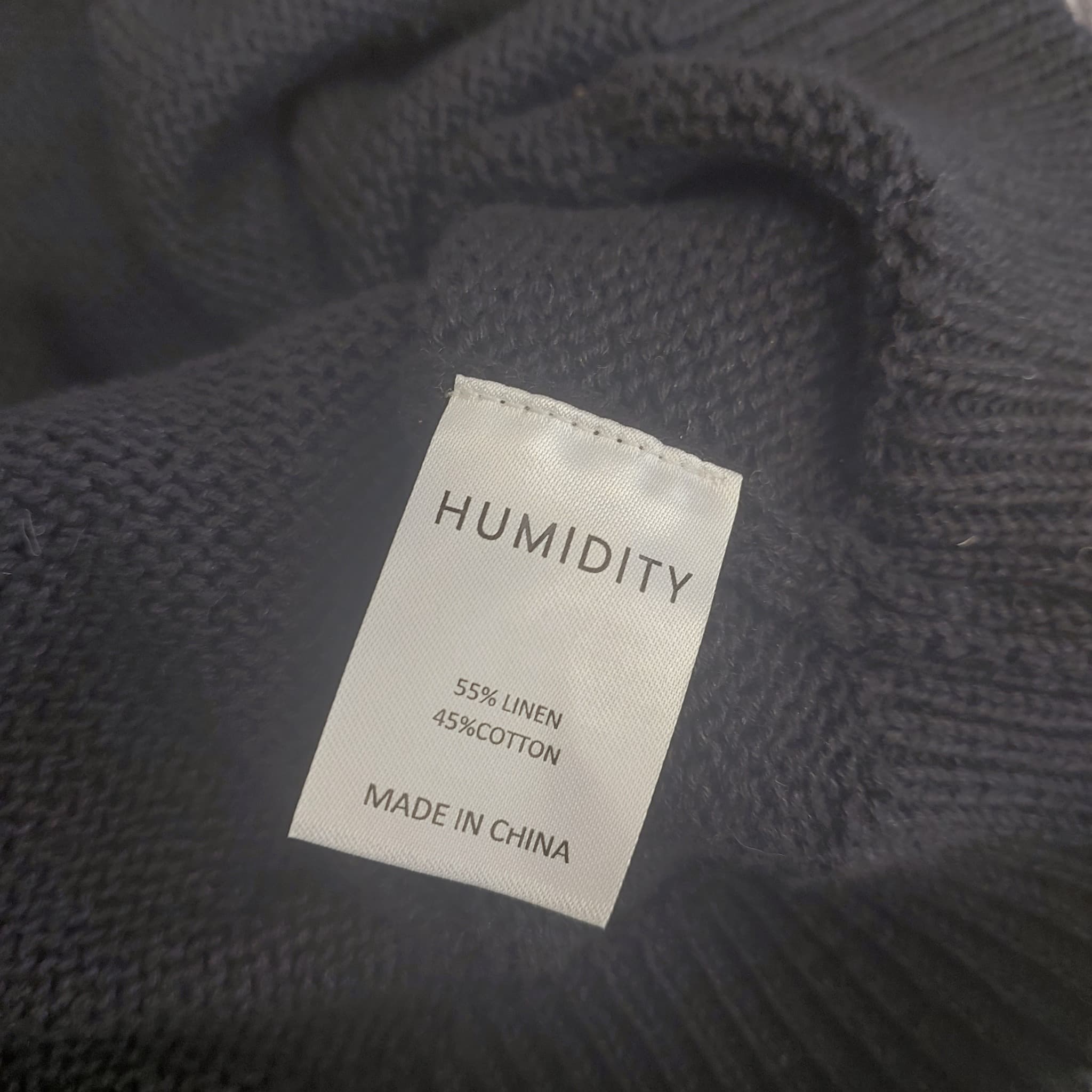 HUMIDITY Sleeveless Knit Sweater Vest, Black, Size XS — photo 6 of 10