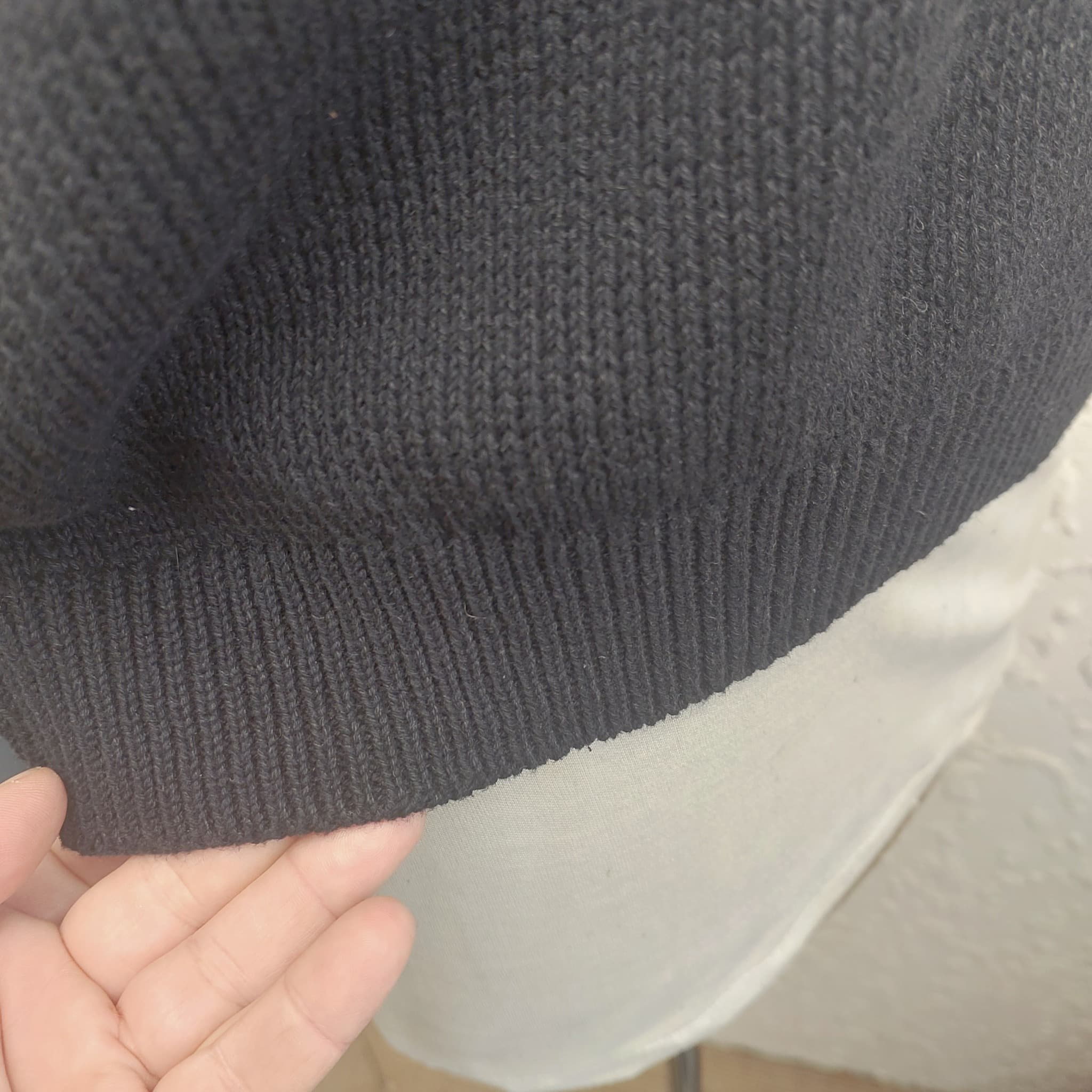 HUMIDITY Sleeveless Knit Sweater Vest, Black, Size XS — photo 9 of 10