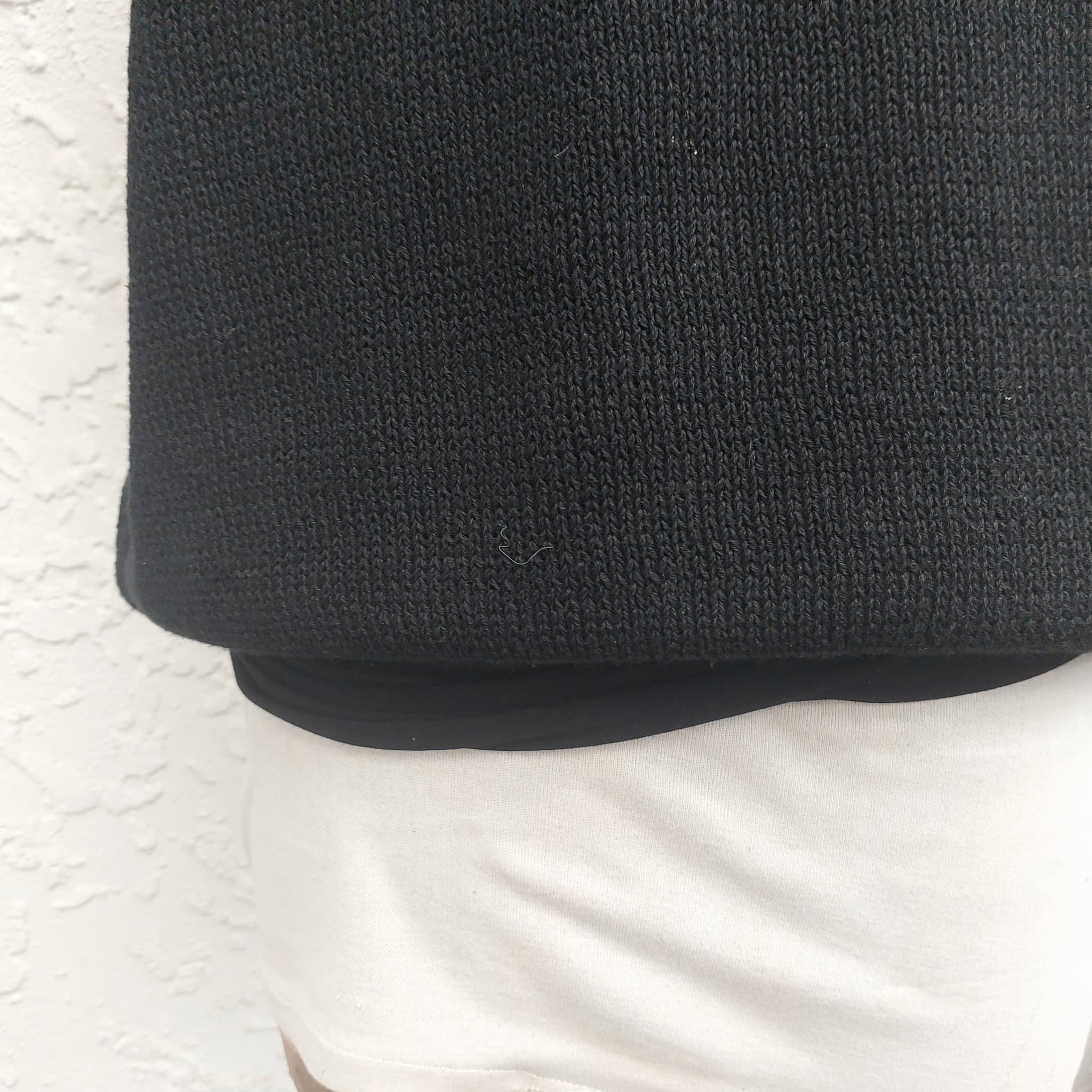 HUMIDITY Sleeveless Knit Sweater Vest, Black, Size XS — photo 10 of 10