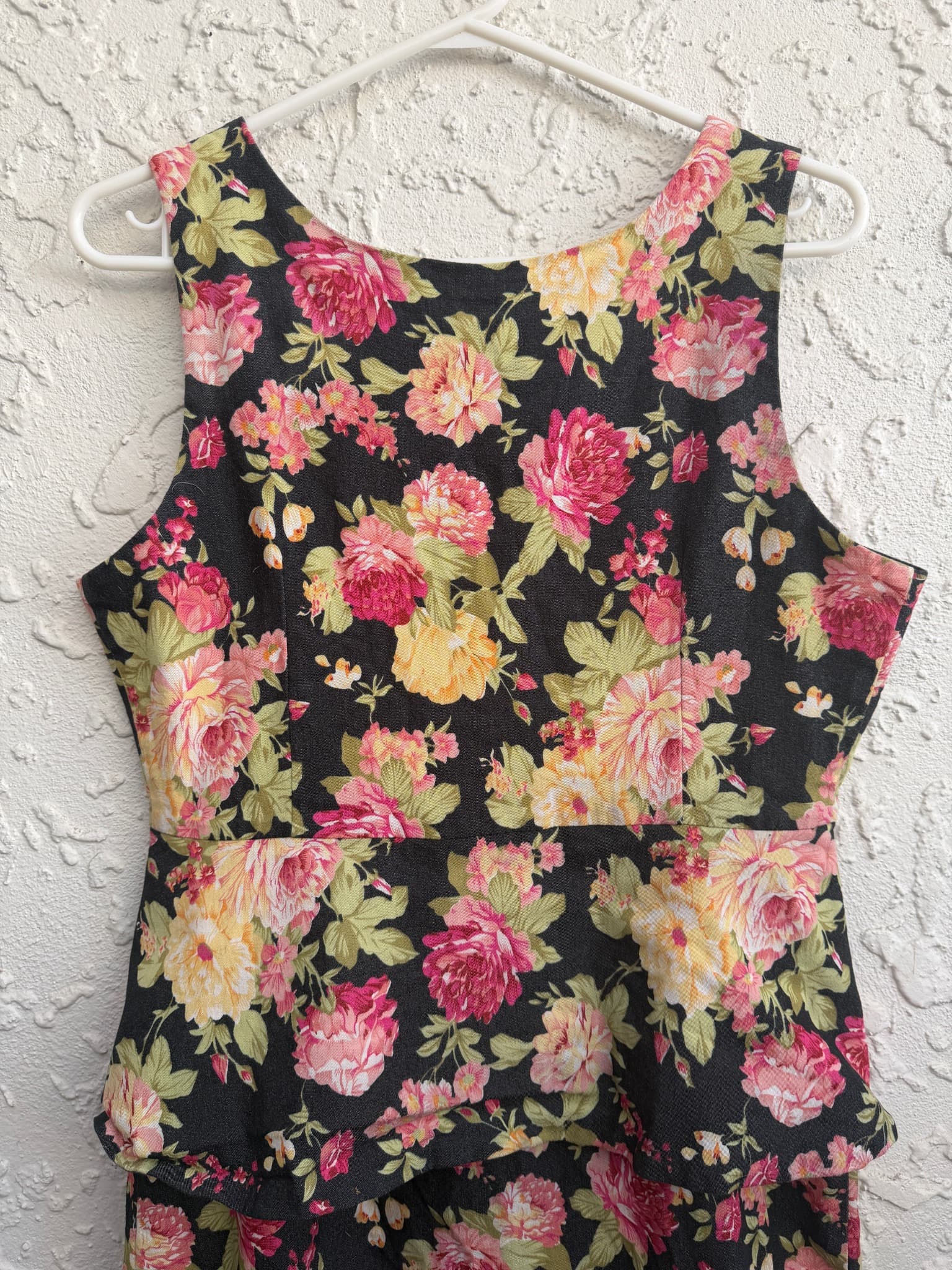 KILT NZ Made Floral Peplum Front-Zip Dress – Mint Condition (Size 14) — photo 8 of 10