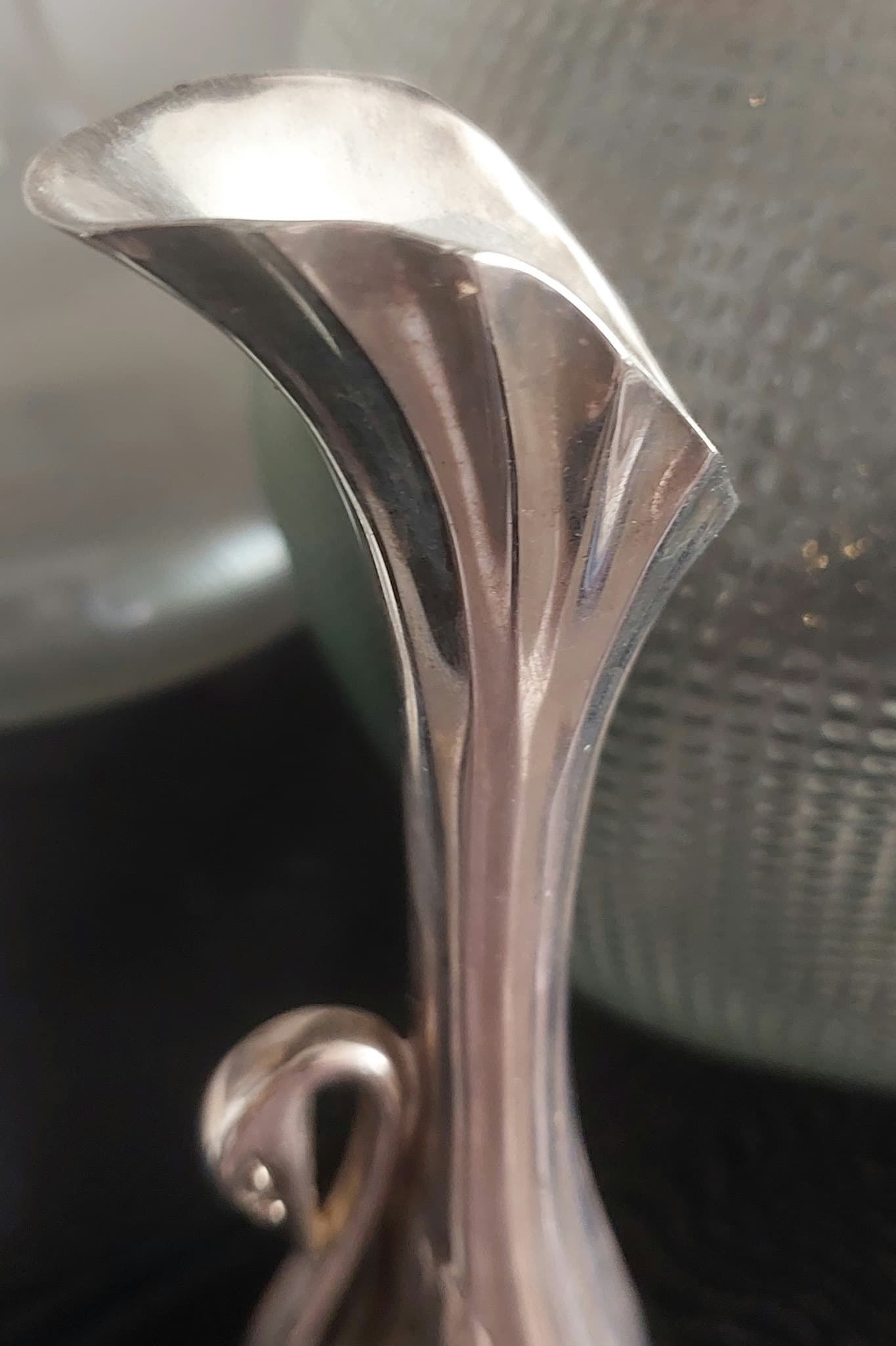 La Koufeto Silver Plated Swan Bud Vase, Vintage — photo 3 of 6