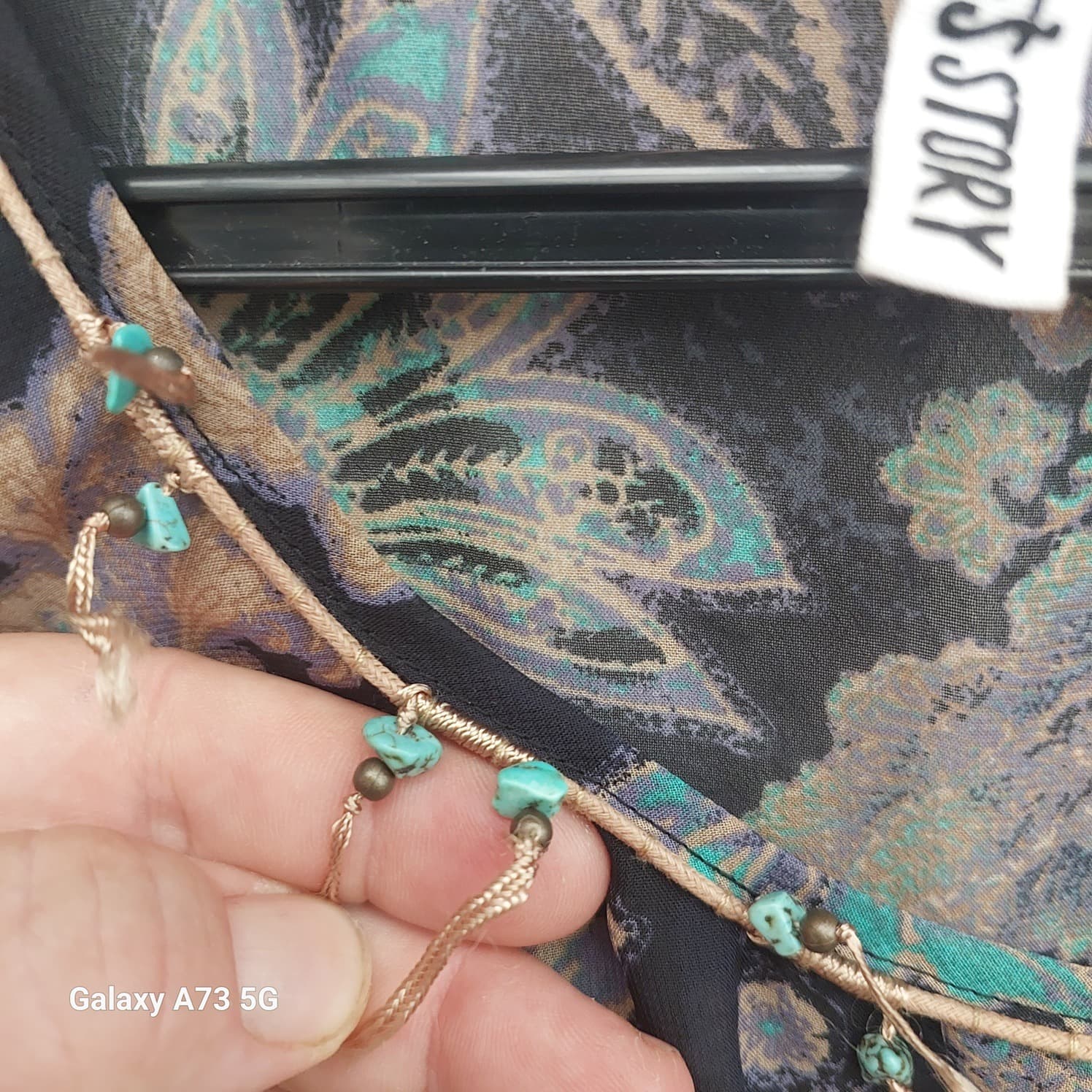 LOBIE'S STORY Sheer Blouse, Floral Paisley Print, Size 10 — photo 2 of 8