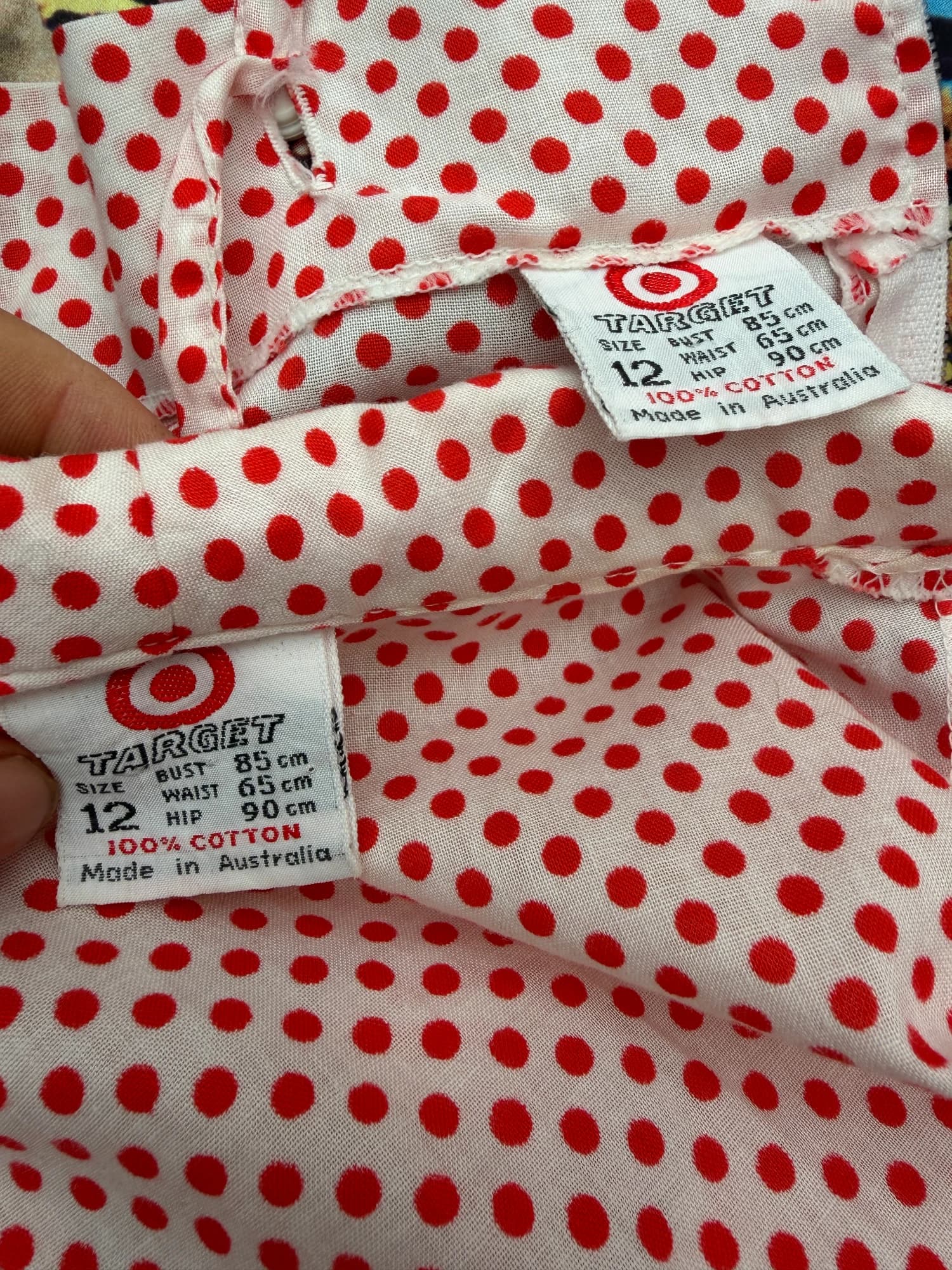 Max A-Line Dress, Red and White Polka Dot, Spaghetti Strap — photo 4 of 10