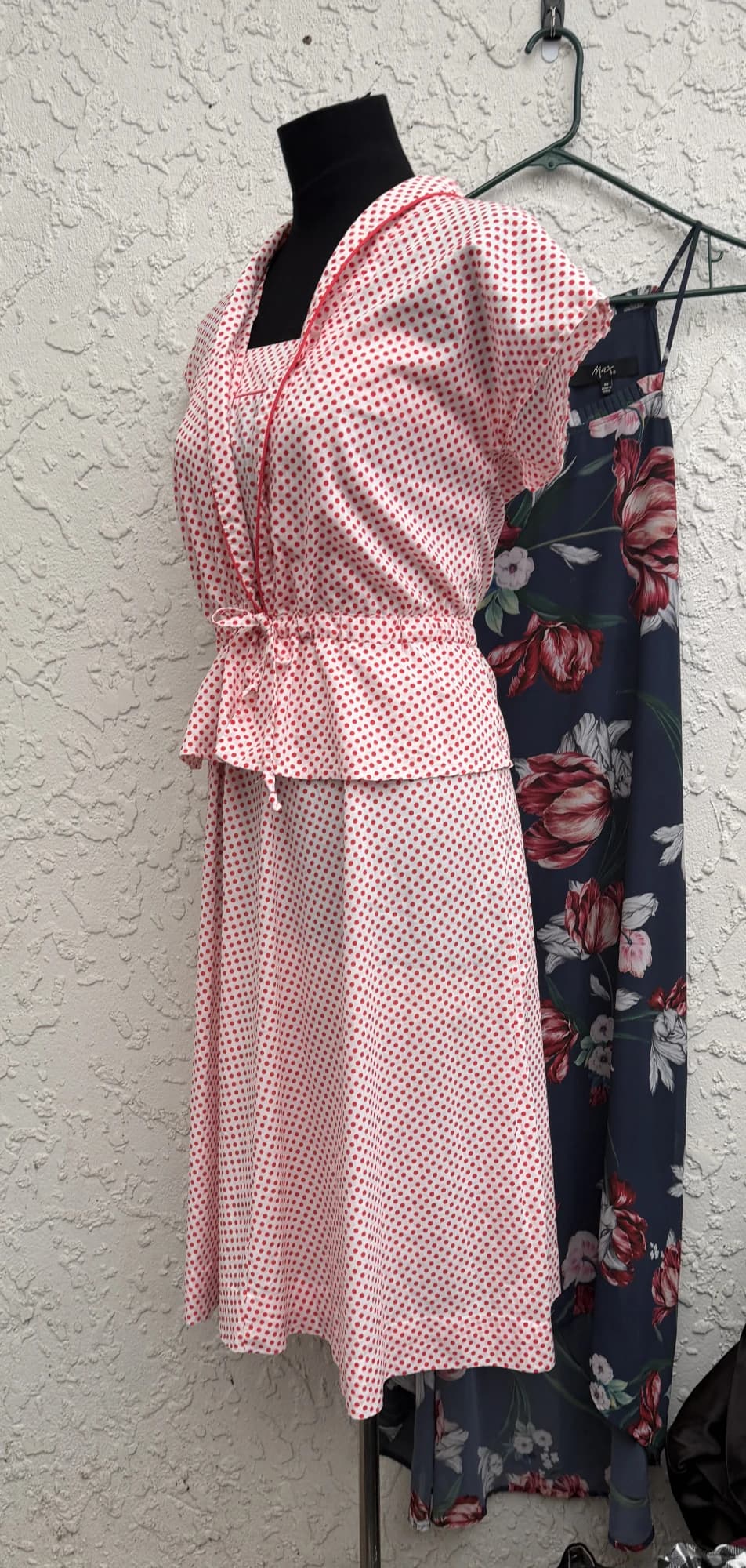 Max A-Line Dress, Red and White Polka Dot, Spaghetti Strap — photo 10 of 10