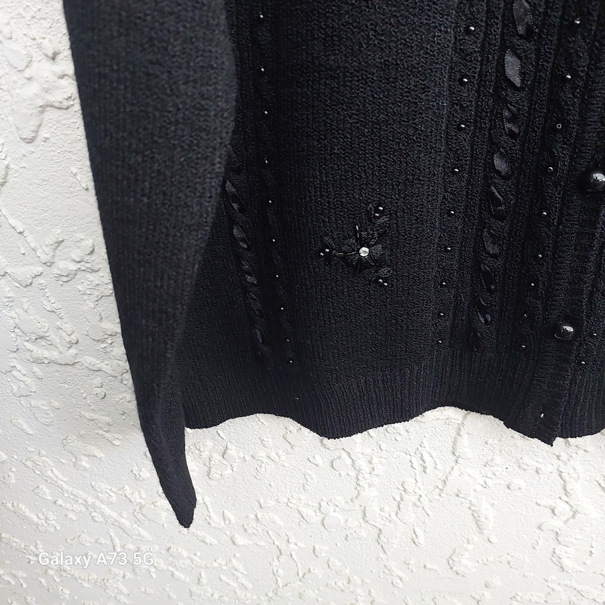 Miller's Beaded Cardigan Sweater Black Size L — photo 9 of 9