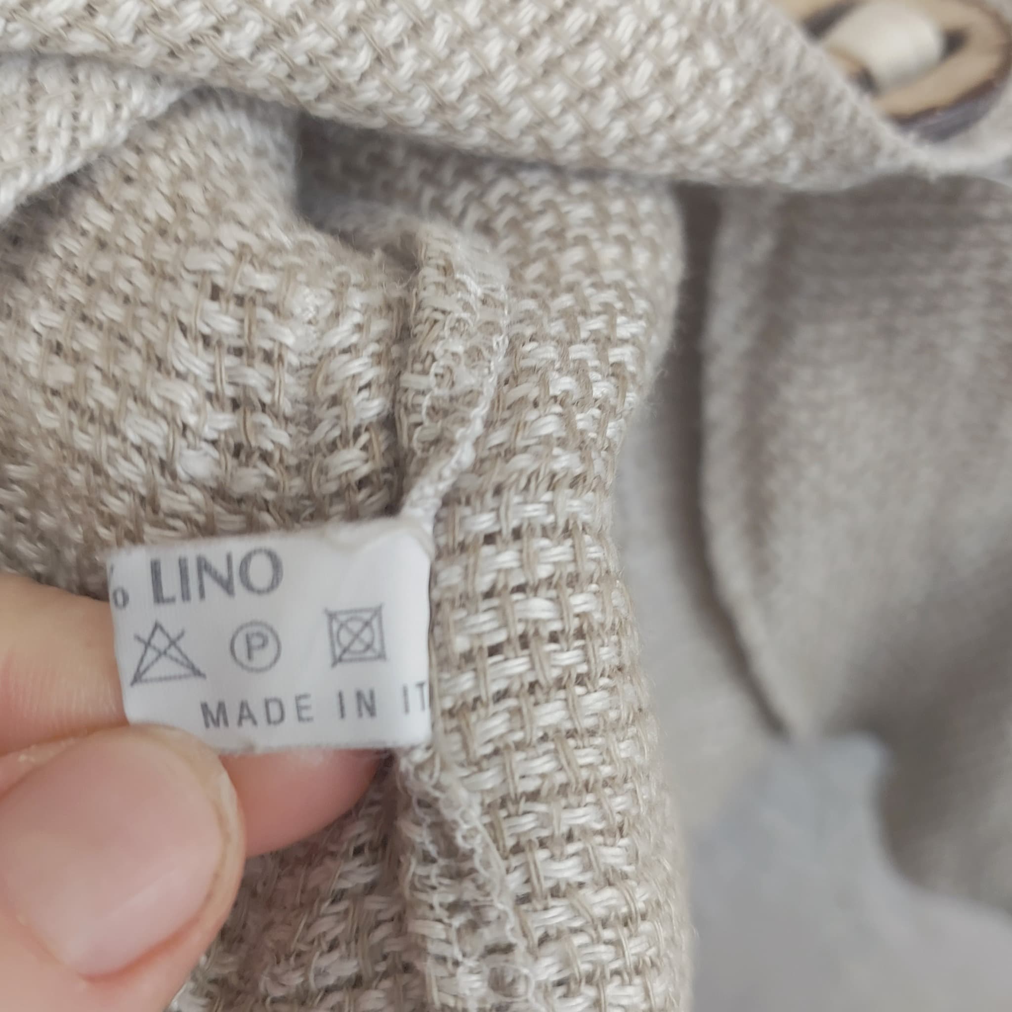 MINT Linomania Italian 100% linen jacket - Beige — photo 3 of 9