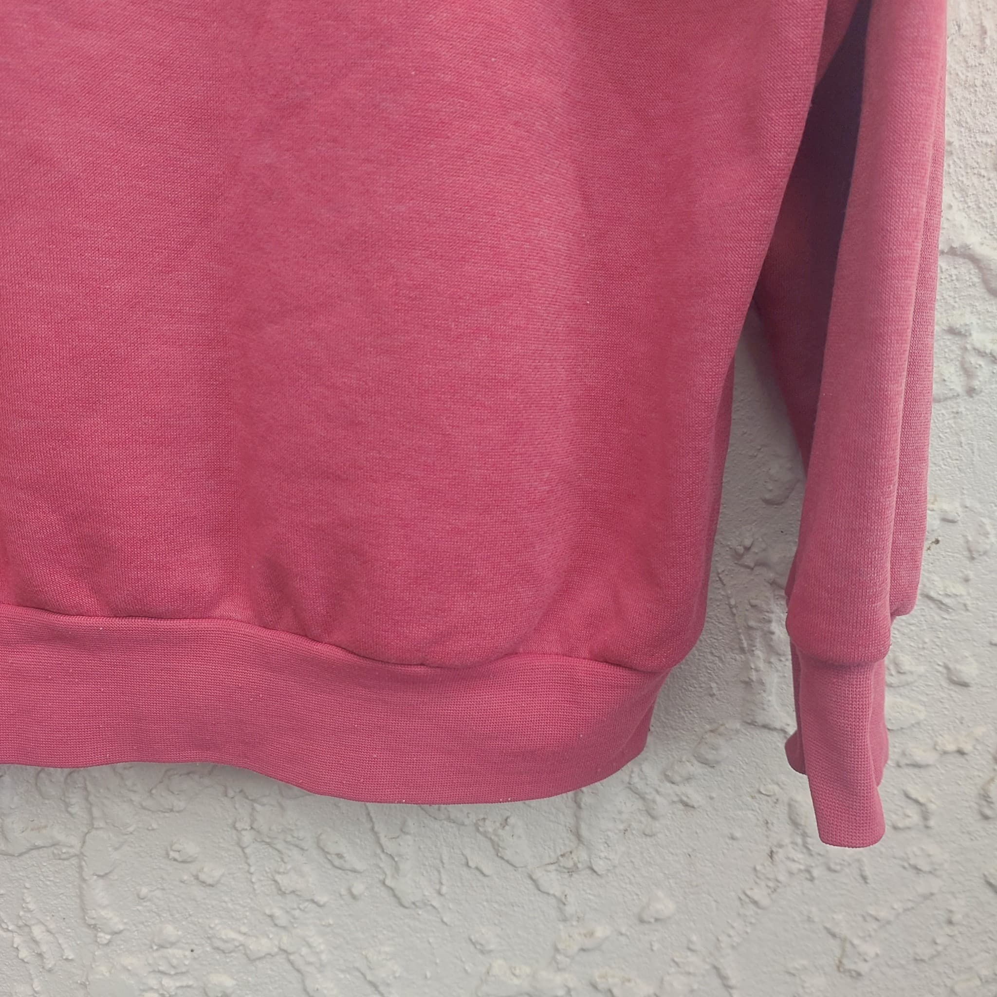 Pickaberry Quarter-Zip Sweatshirt, Pink Floral Embroidery, Size M — photo 5 of 8