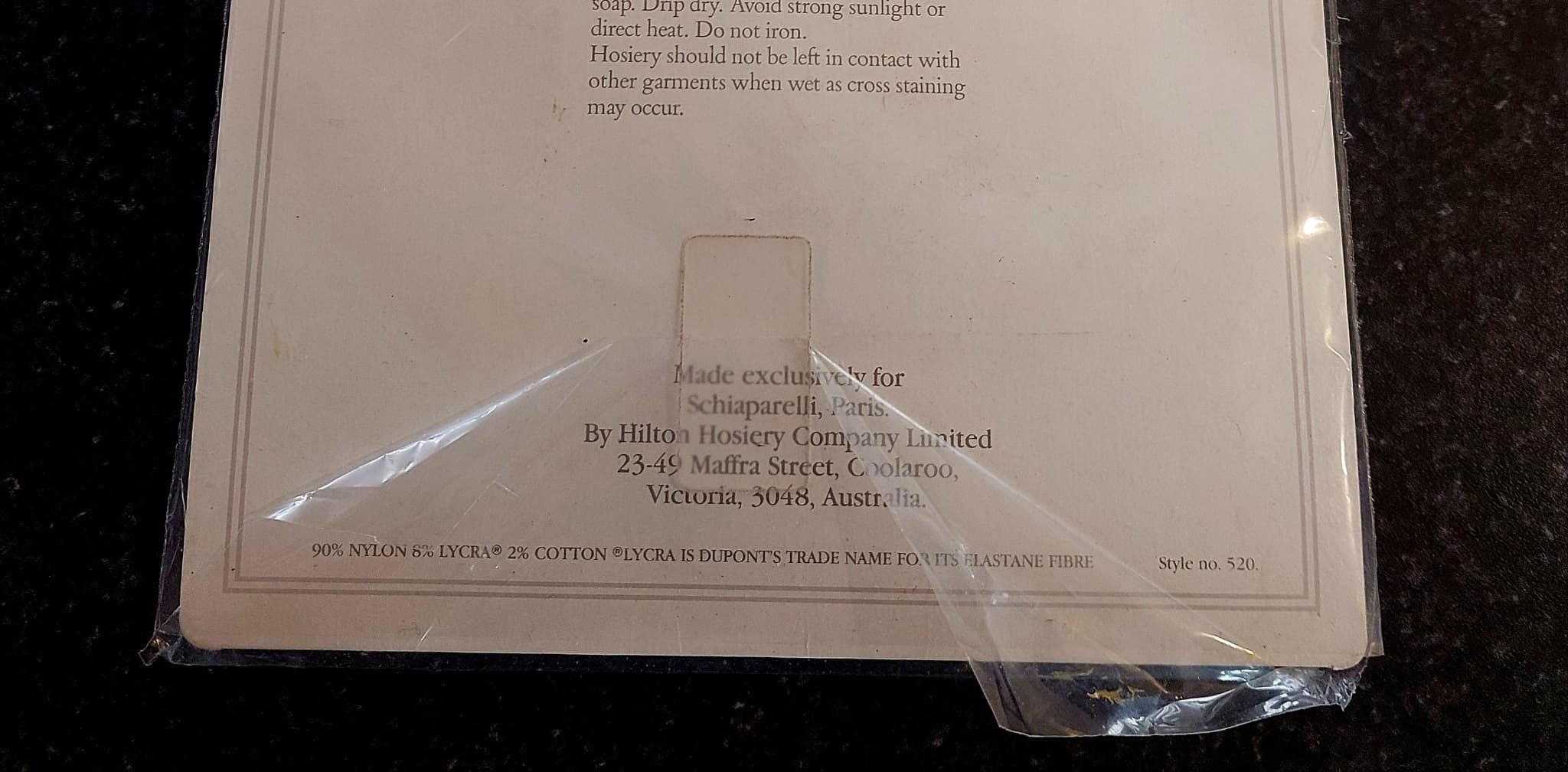 Schiaparelli Paris Ultra Sheer Pantyhose, 12 Denier, Size Tall — photo 3 of 10