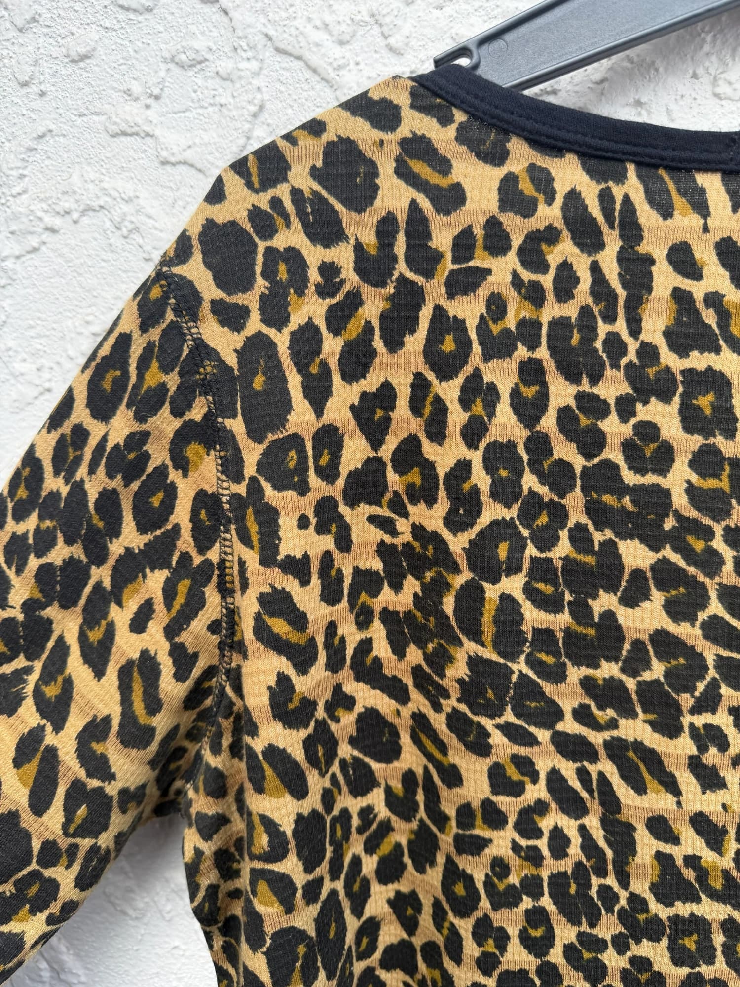 SCOTCH & SODA Henley Top, Leopard Print — photo 8 of 9
