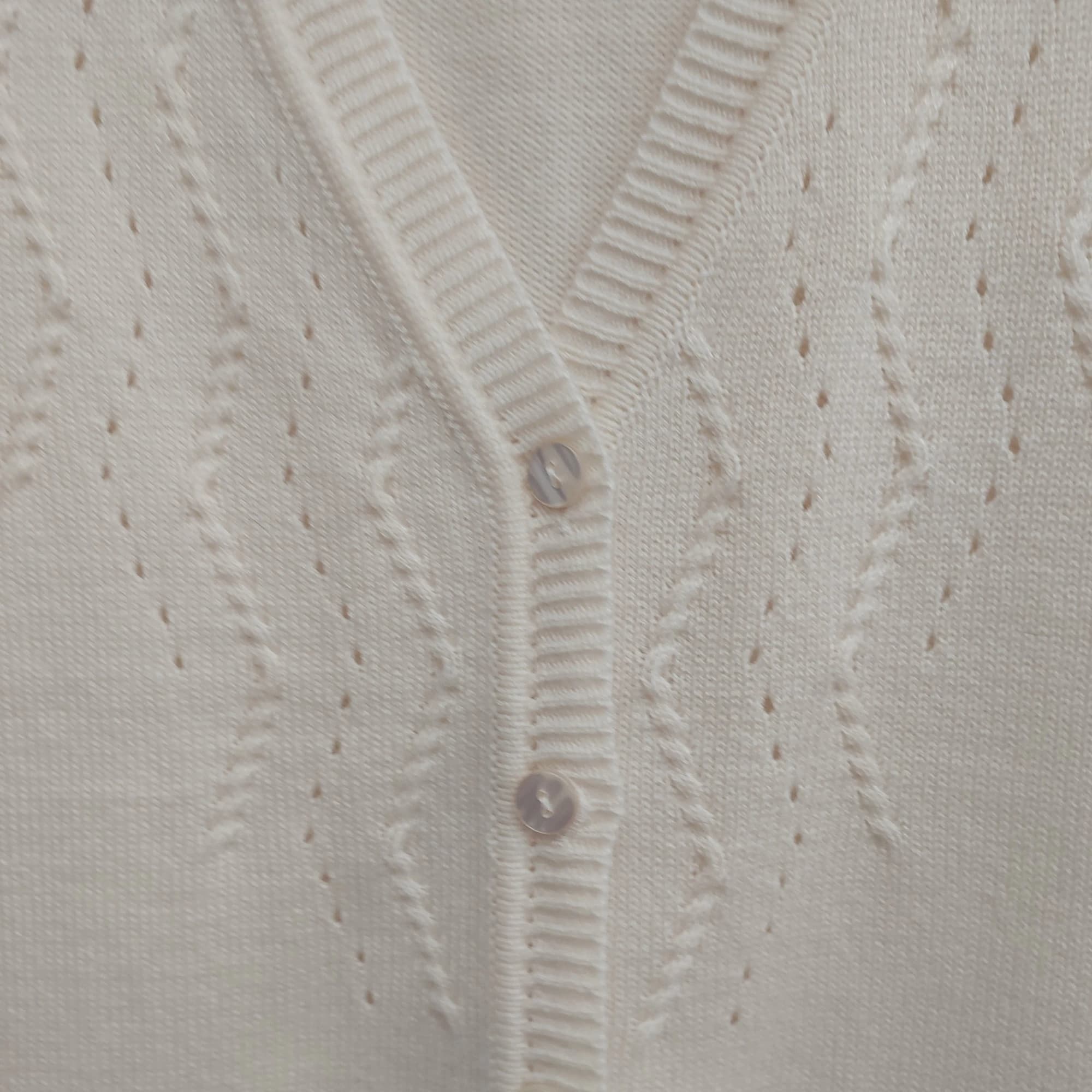 SOMEBODY Crochet Cover-Up Top, Beige, Starfish Net Design — photo 5 of 10