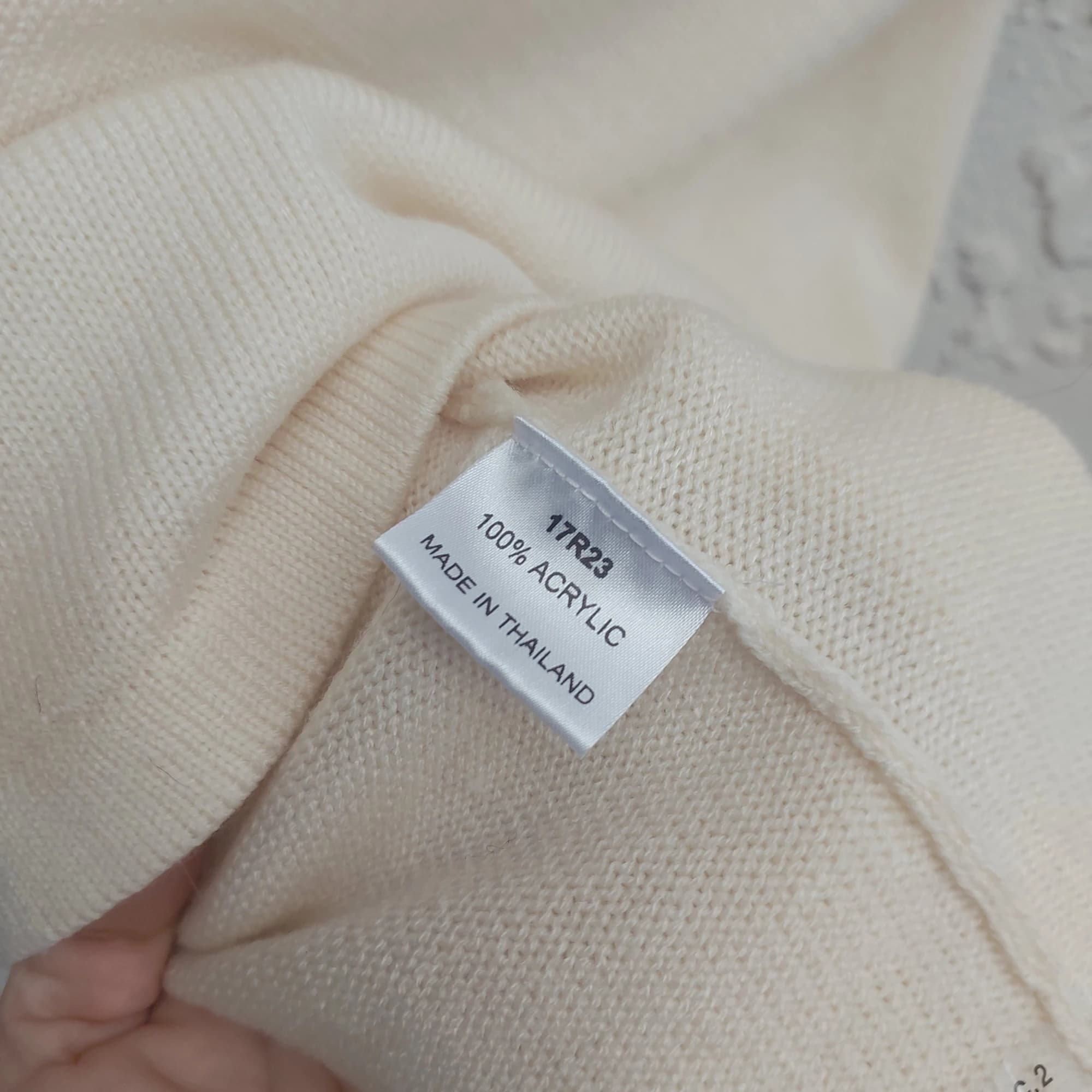 SOMEBODY Crochet Cover-Up Top, Beige, Starfish Net Design — photo 6 of 10