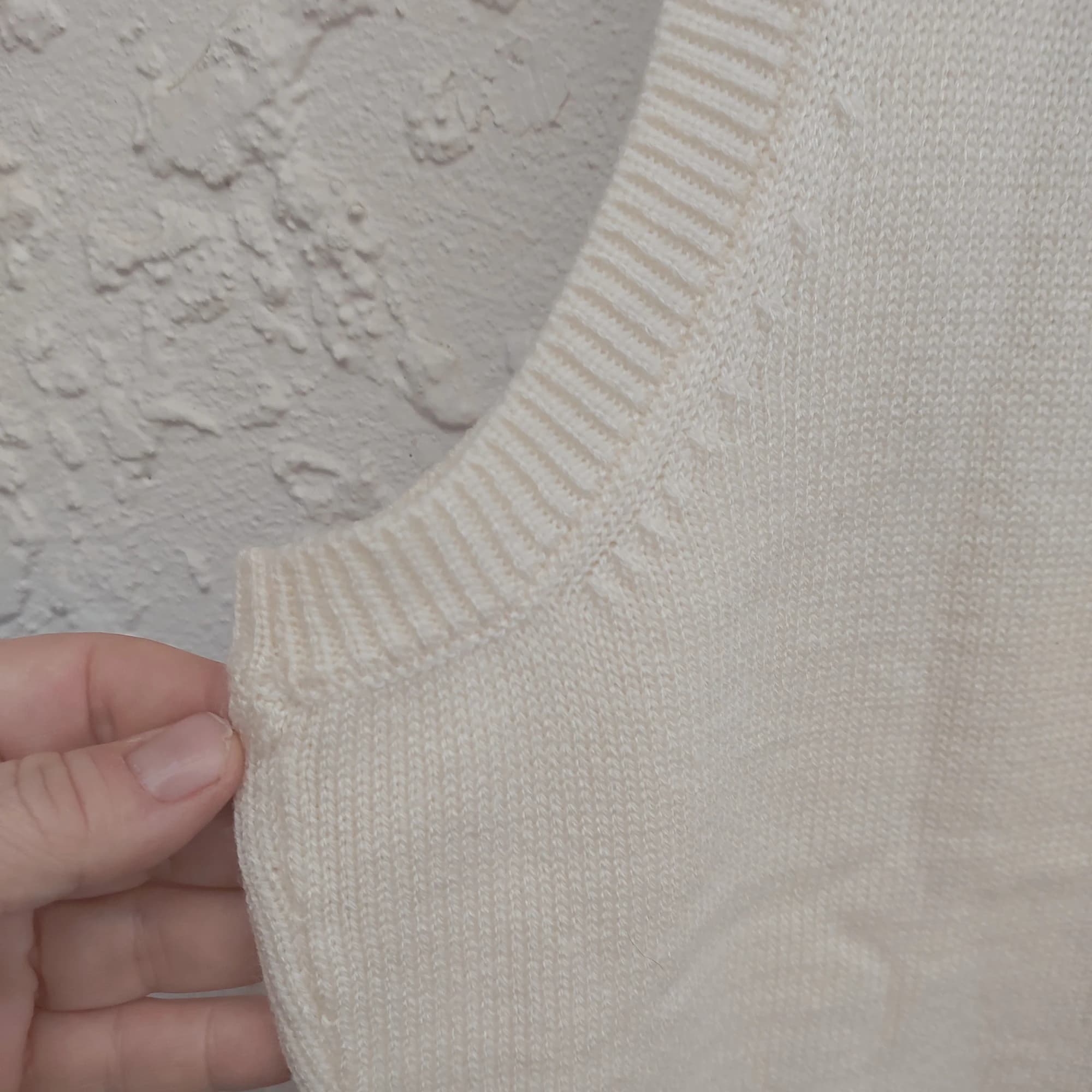 SOMEBODY Crochet Cover-Up Top, Beige, Starfish Net Design — photo 9 of 10