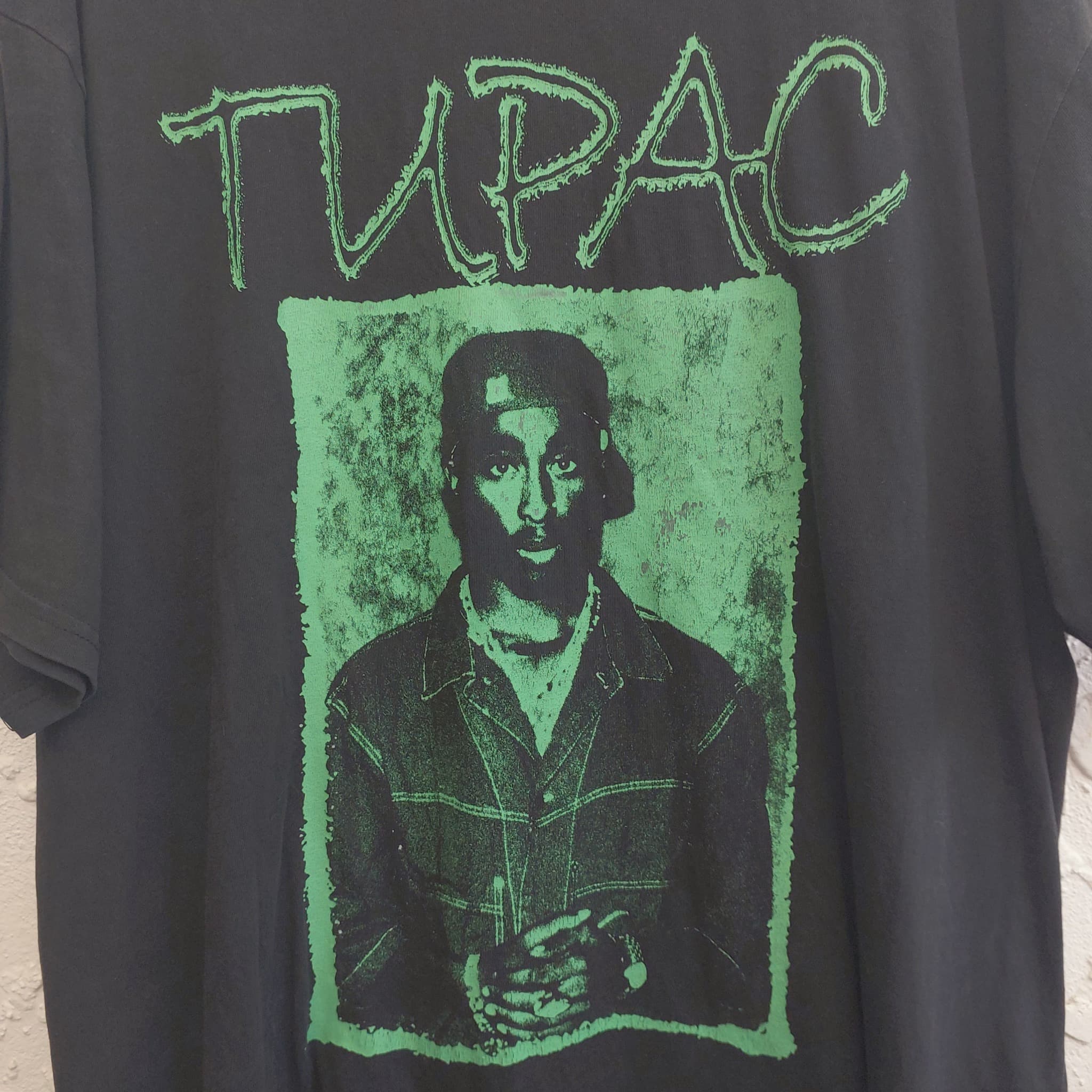 Tupac Shakur Graphic T-Shirt, Black, Size XL — photo 2 of 5