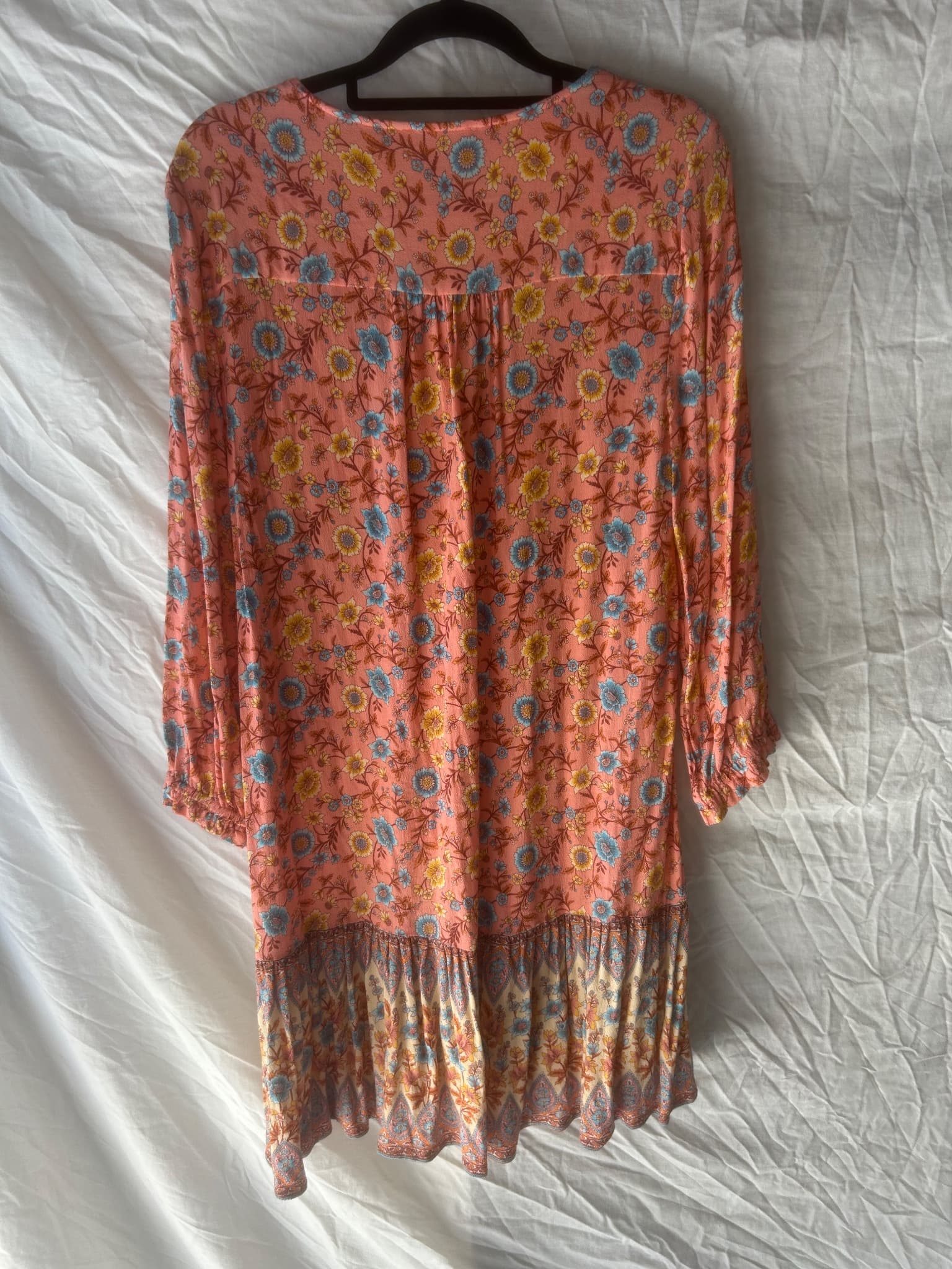 Arnhem Floral Boho Tunic Dress Pink Size 8 — photo 5 of 5