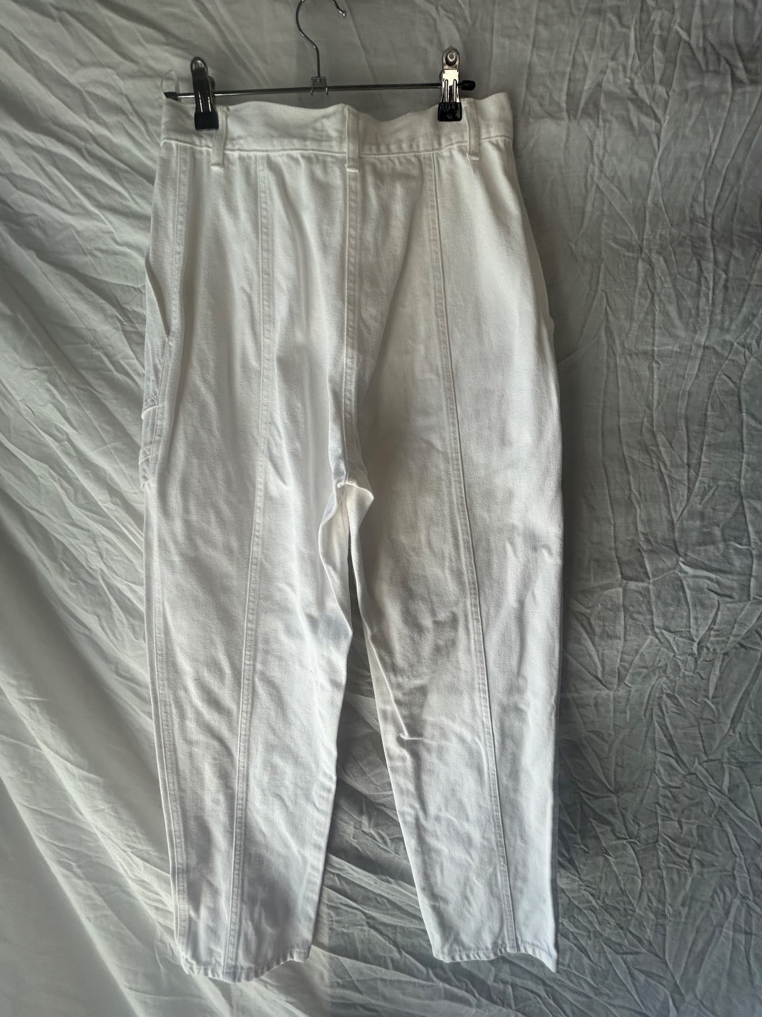 BEC + BRIDGE High-Waisted Paneled Denim Jeans White AU 10 — photo 5 of 5