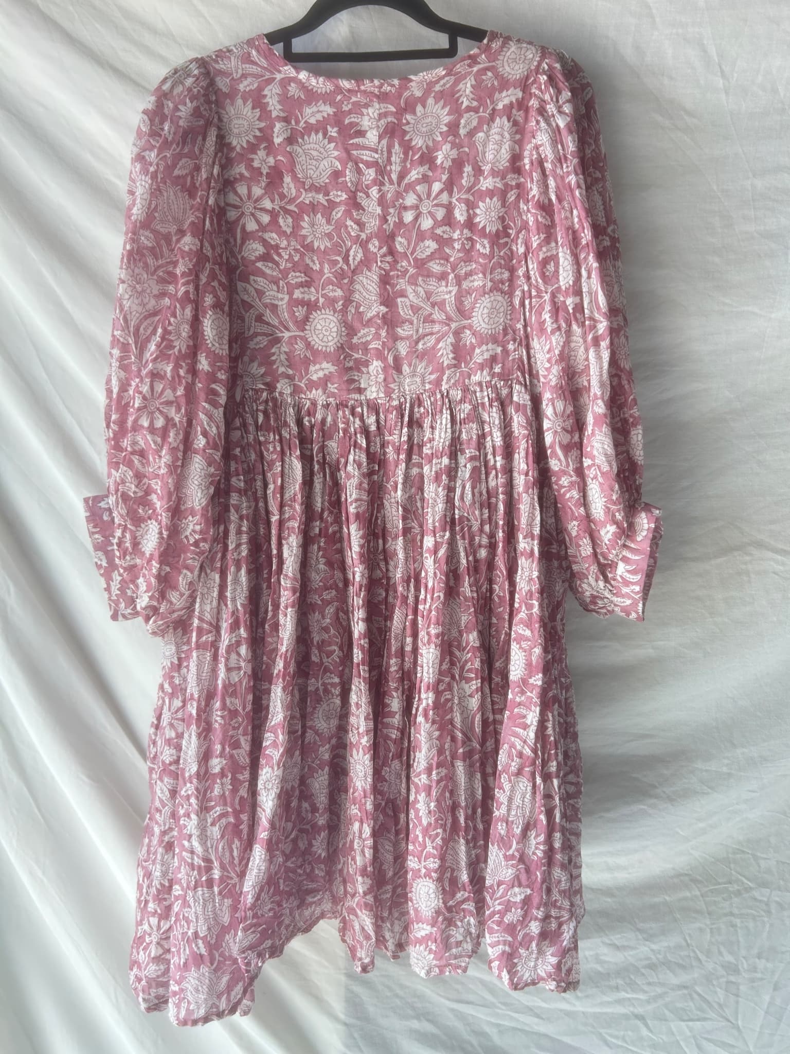 Daughters Of India Kyra Mini Dress Pink Floral Size S — photo 3 of 3