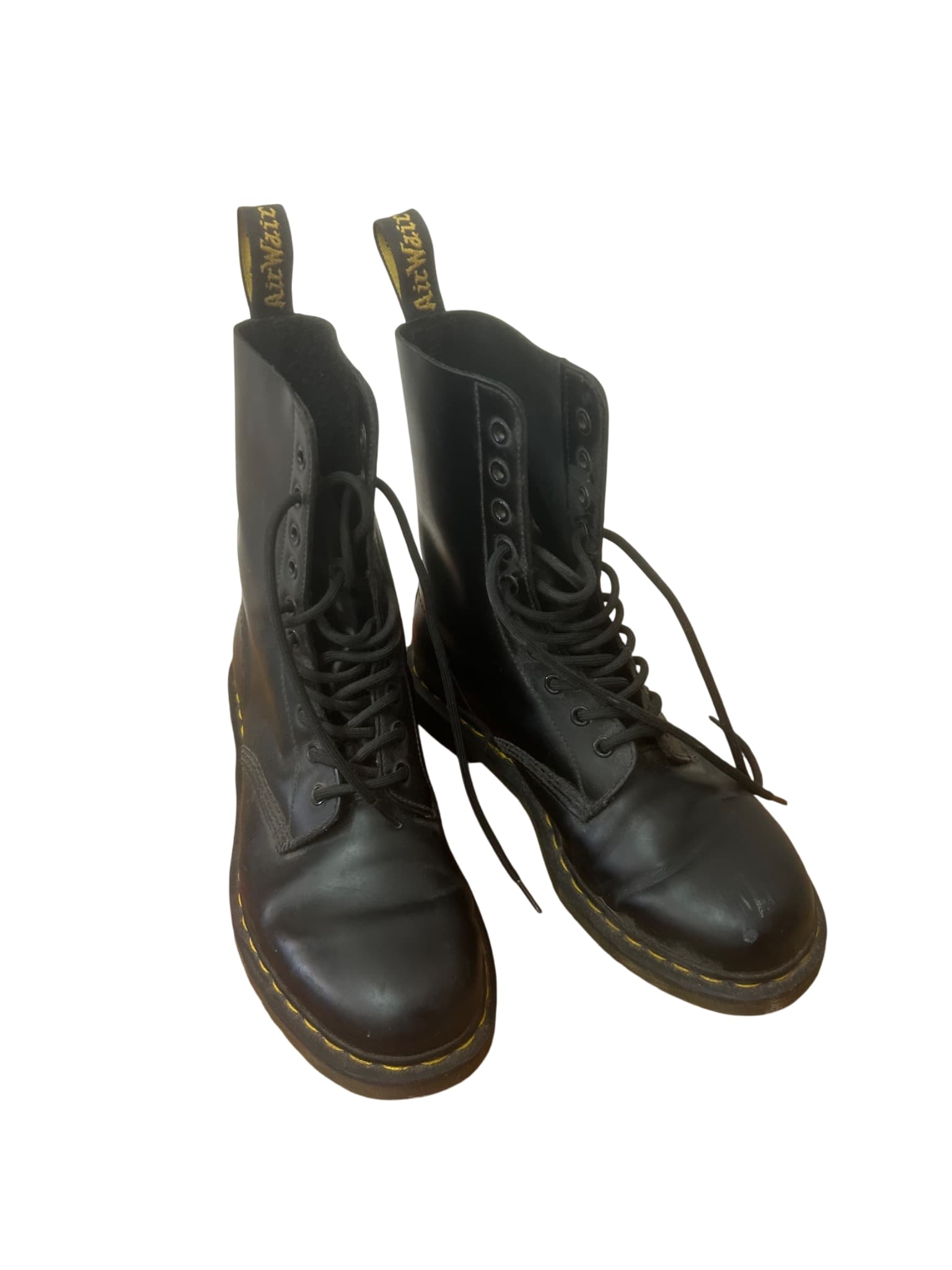 Dr. Martens 1490 Smooth Leather 10-Eyelet Boots Black — photo 2 of 6