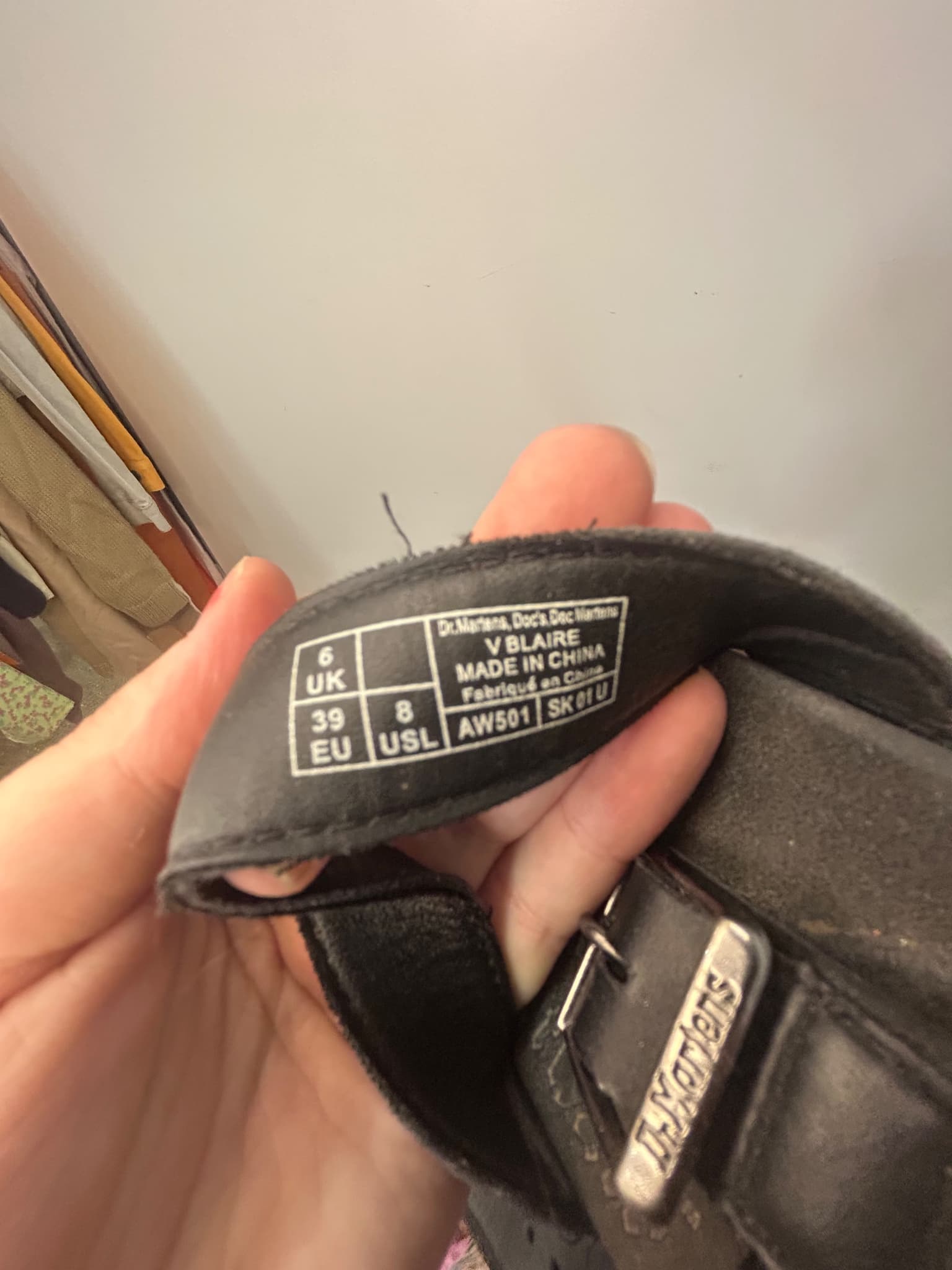 Dr. Martens Blaire Black Platform Sandals Size EU39 — photo 3 of 4