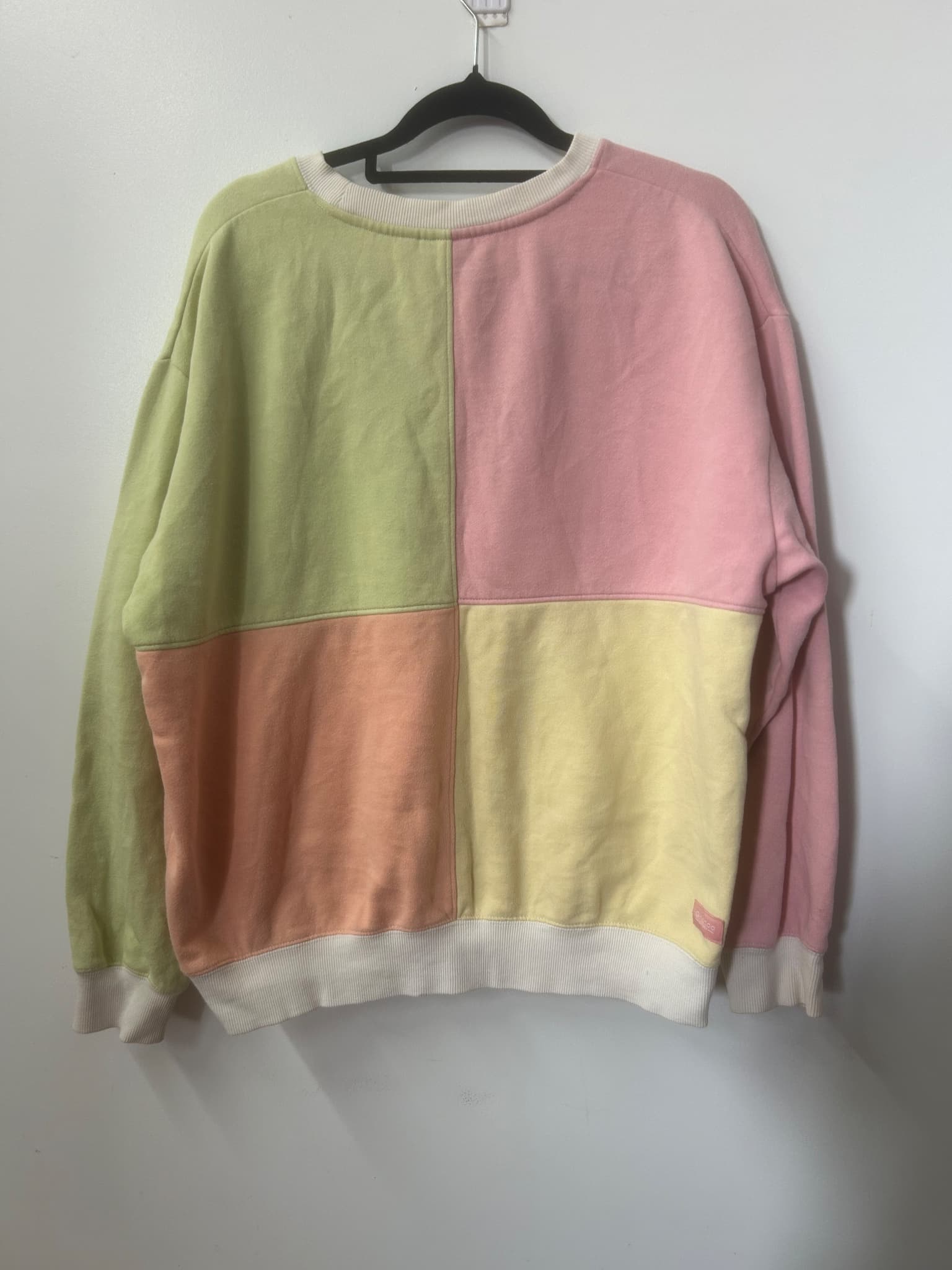 Ghanda Pastel Colourblock Yin Yang Sweatshirt Size 8 — photo 4 of 4