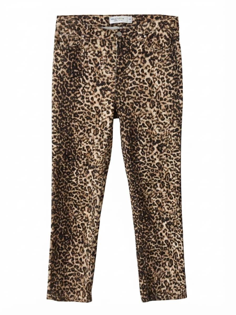 Grae Denim Leopard Print Jeans Size 10 — photo 1 of 3