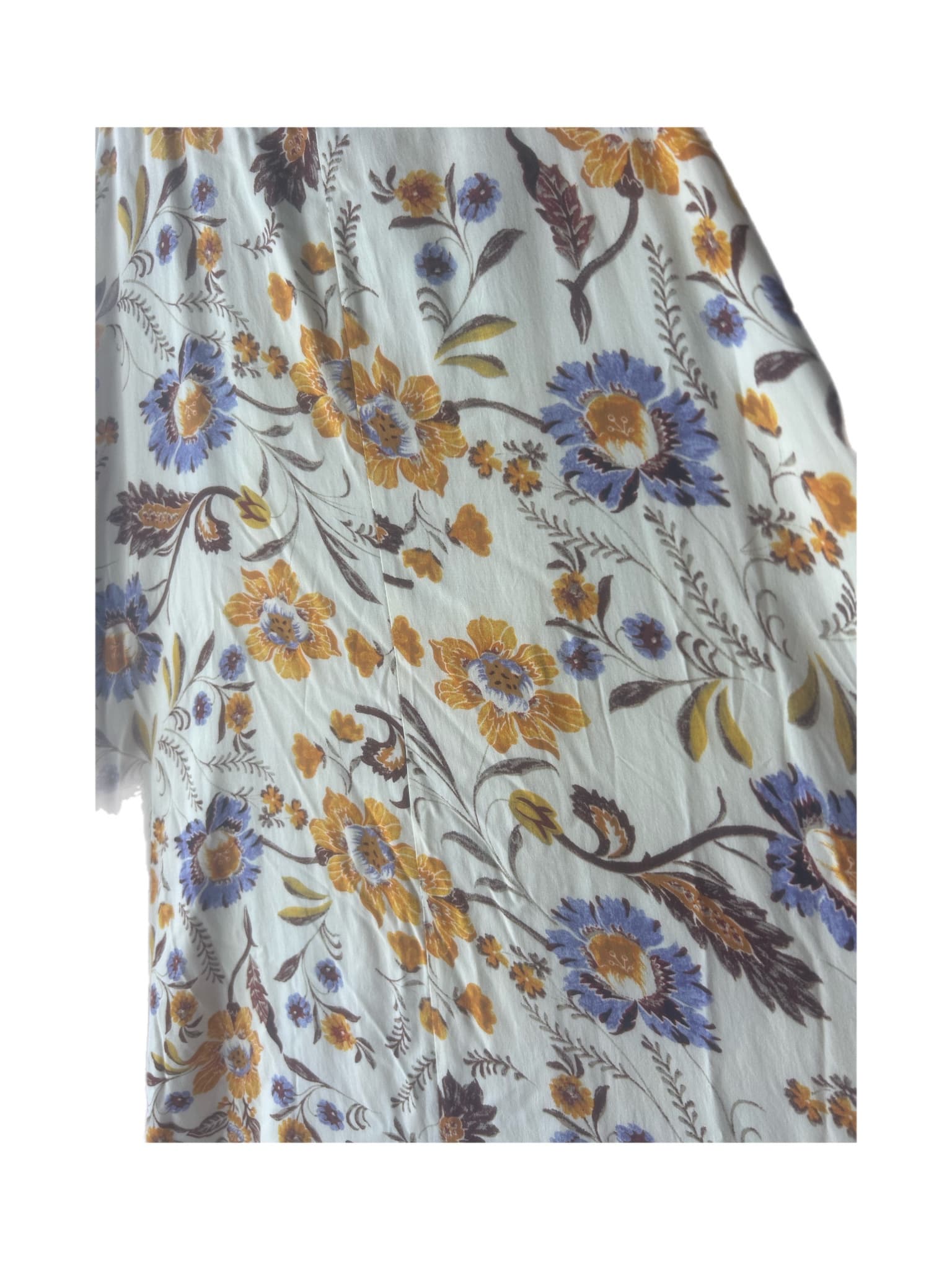 Jaase Floral Print Halter Neck Maxi Dress Yellow Purple White — photo 4 of 7
