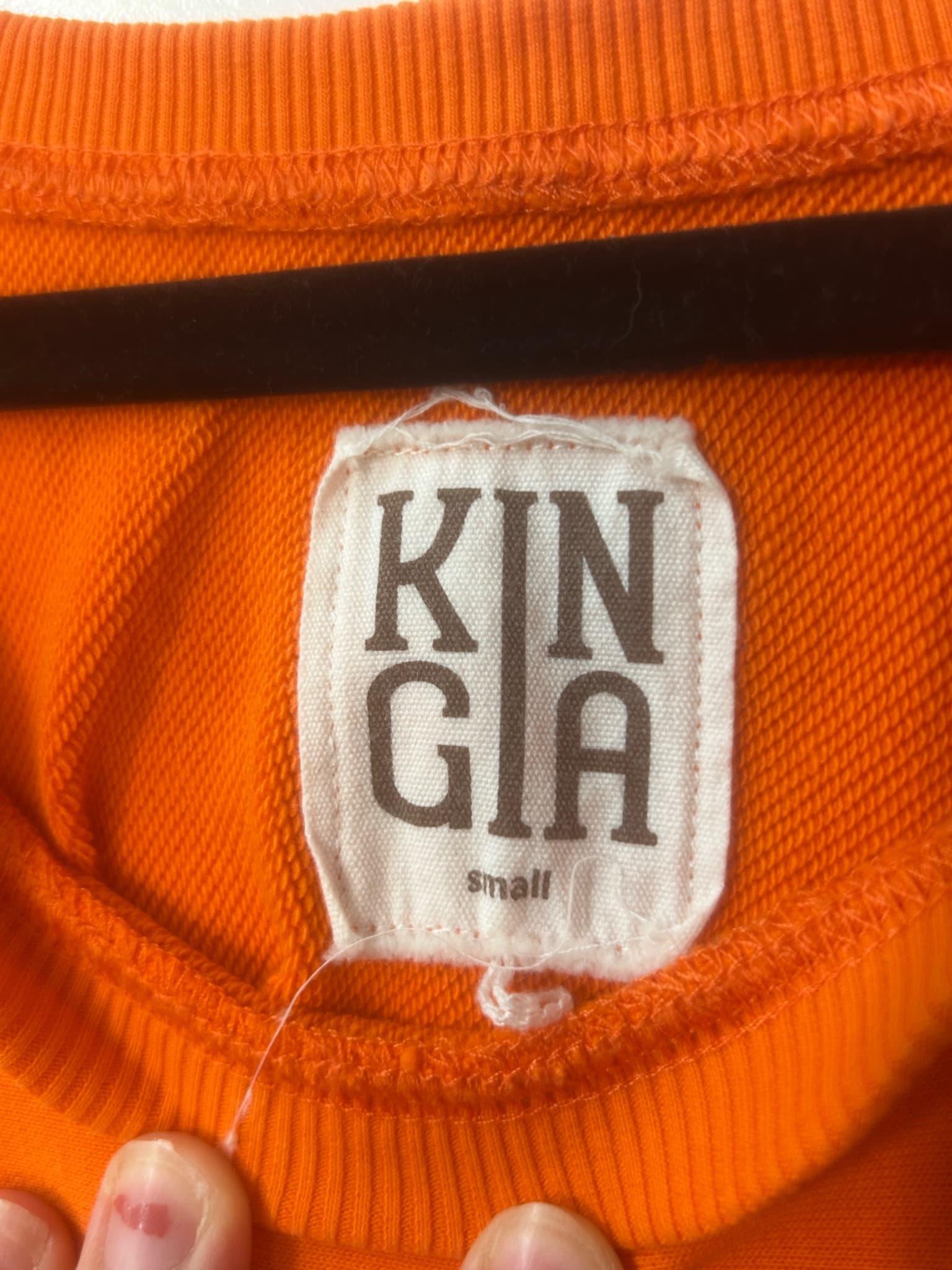 Kinga Scilla Orange Sun Graphic Sweatshirt Size Small — photo 5 of 7