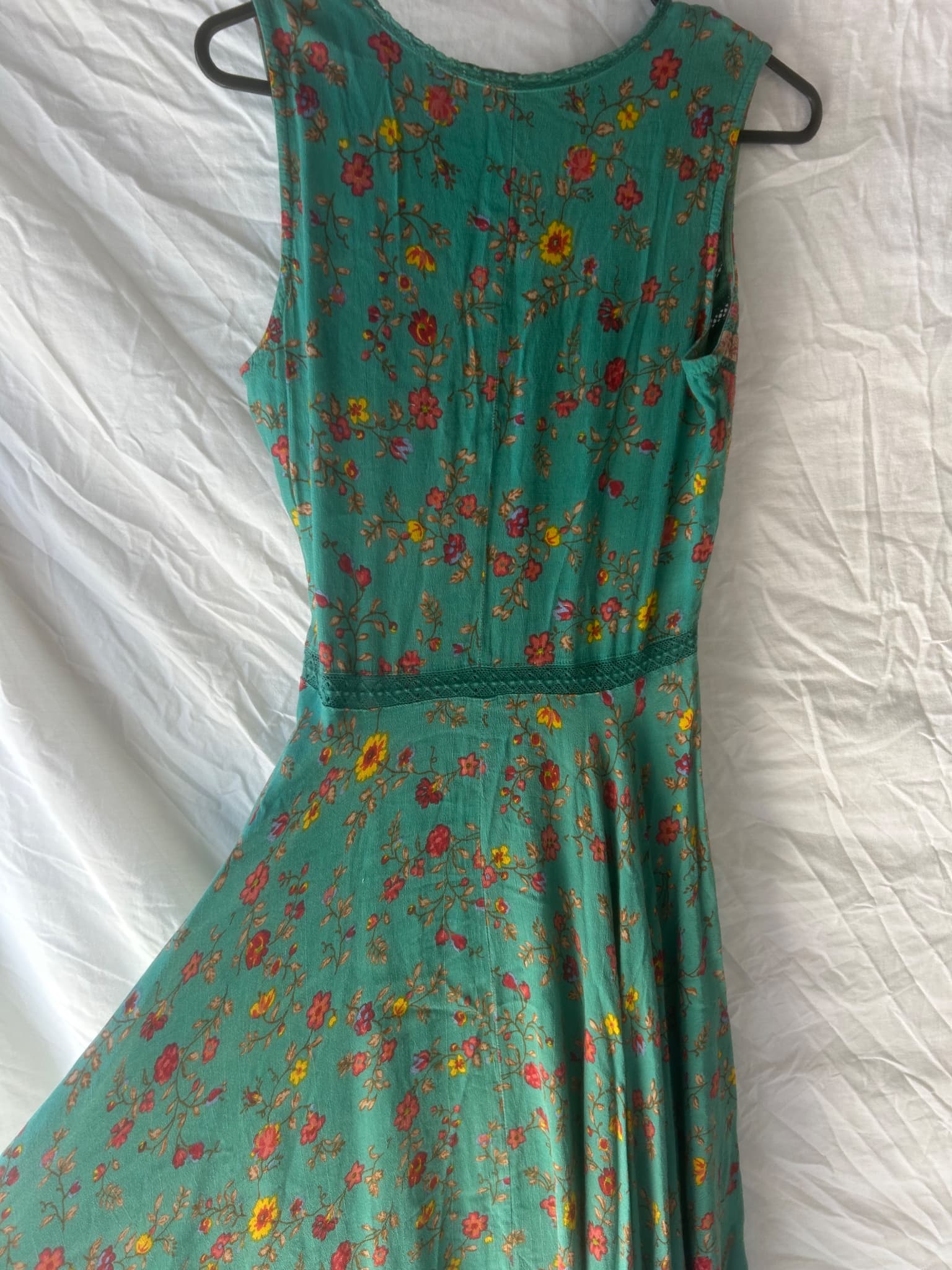 LABEL RITU KUMAR Floral Maxi Dress Green — photo 7 of 7