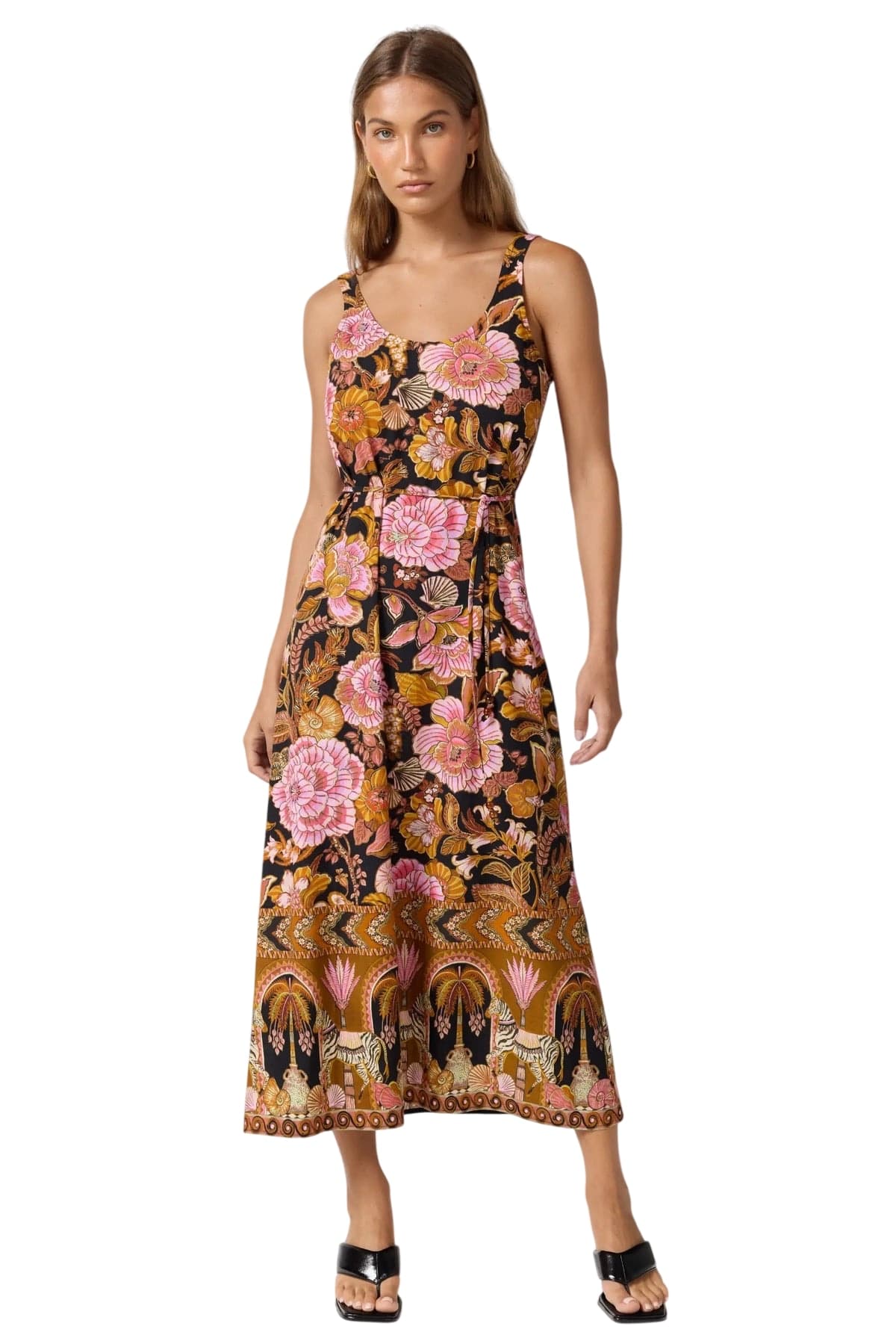 Nine Lives Bazaar Faith Midi Dress sz 8 — photo 1 of 2