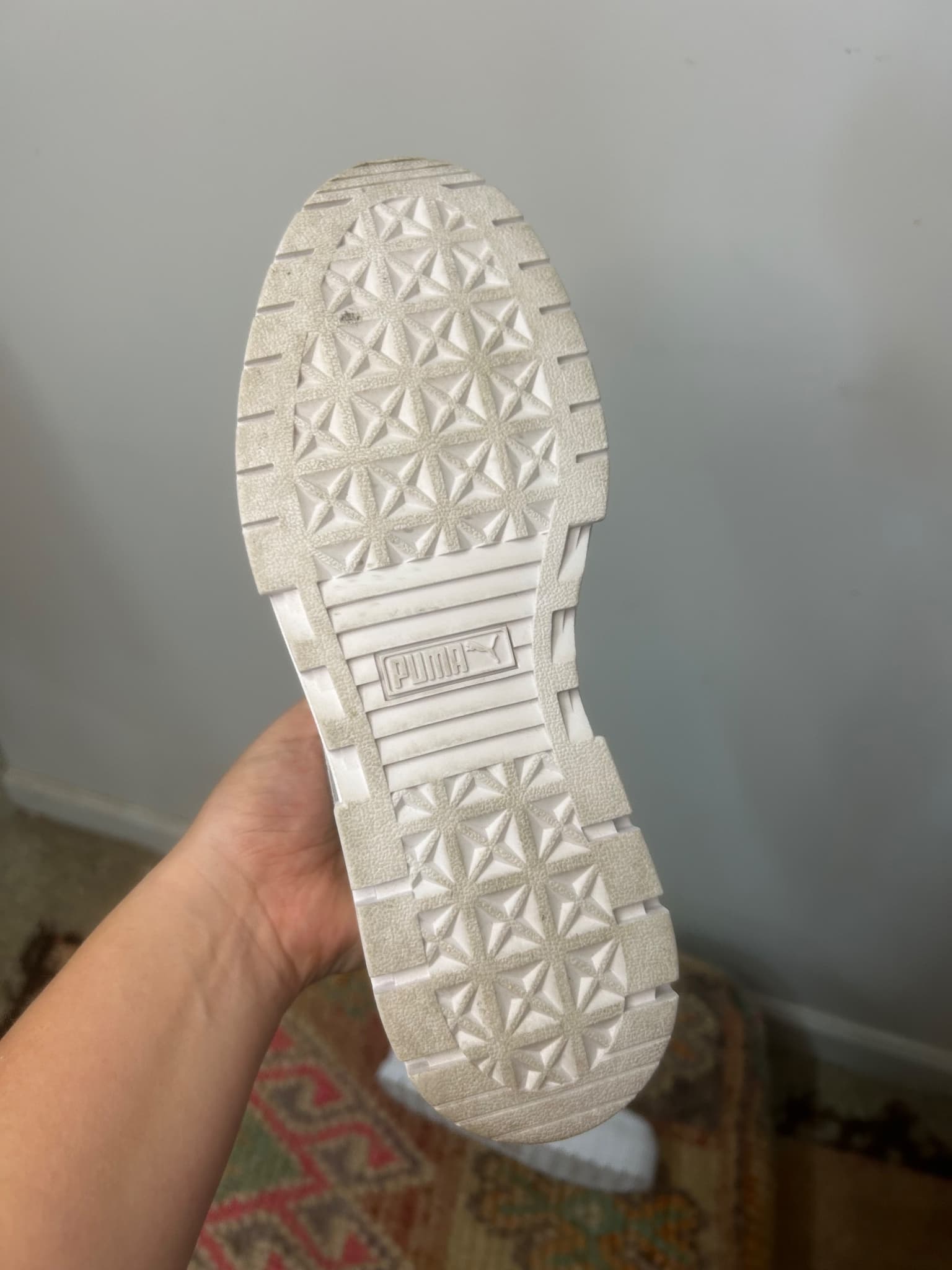 Puma Mayze Rare Women's Platform Sneakers White Pink Size 9 — photo 4 of 5