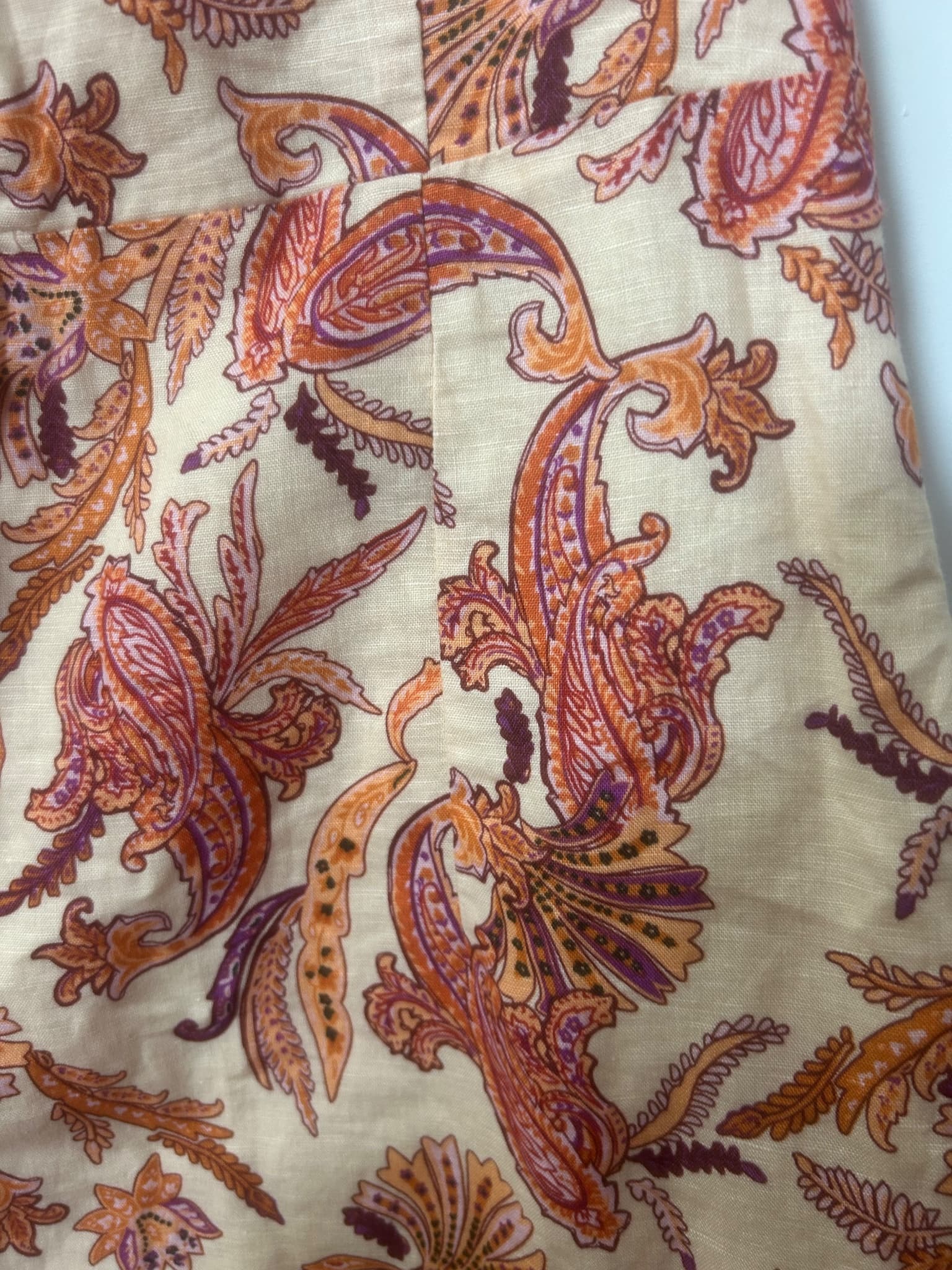 SASS Paisley Print Mini Dress Size 12 — photo 3 of 4