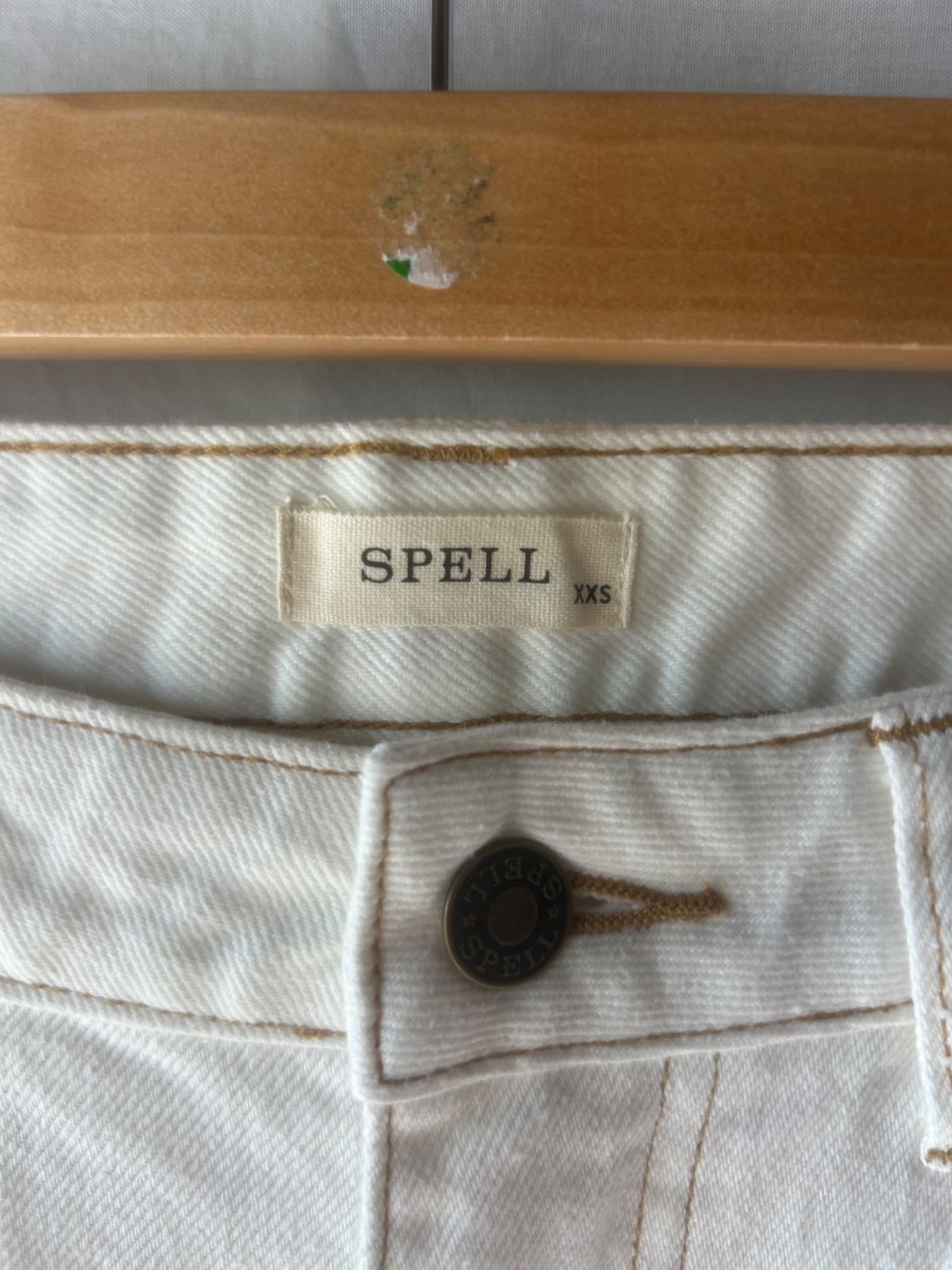 SPELL Denim Jeans White XXS — photo 2 of 4