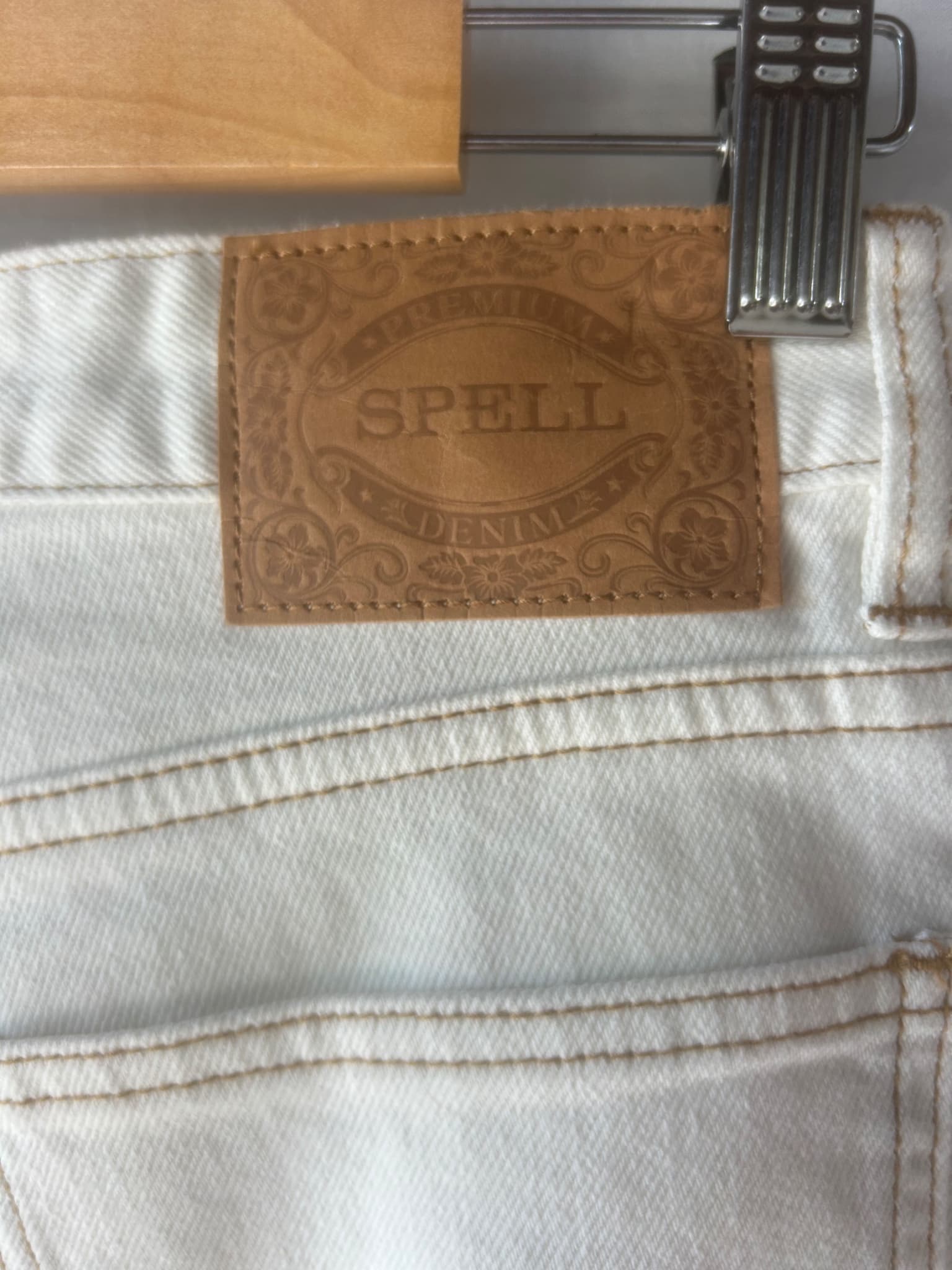 SPELL Denim Jeans White XXS — photo 3 of 4