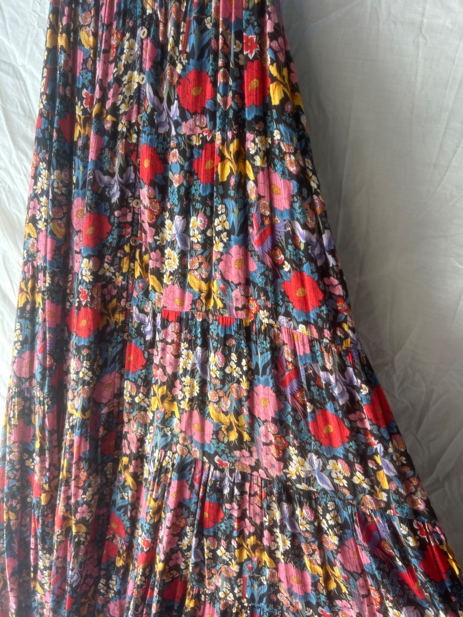 SPELL Floral Tiered Maxi Dress - Women's XXS — photo 5 of 9