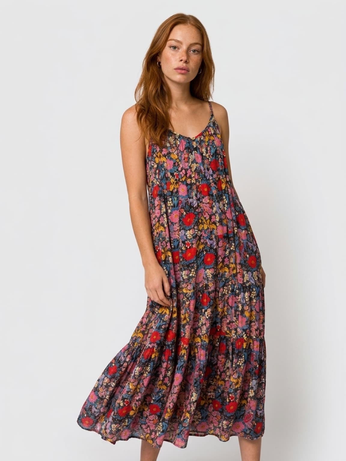 SPELL Floral Tiered Maxi Dress - Women's XXS — photo 2 of 9