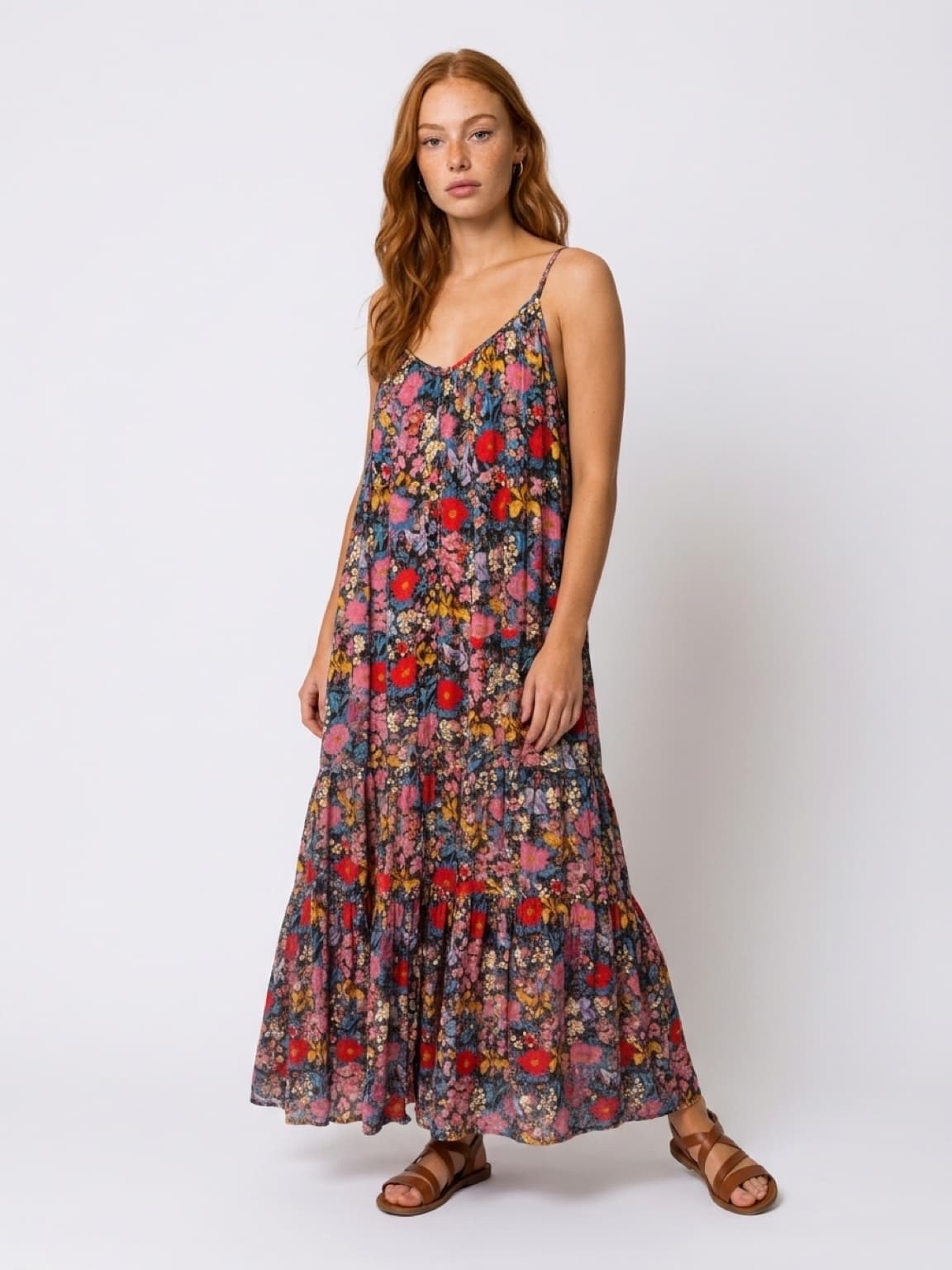 SPELL Floral Tiered Maxi Dress - Women's XXS — photo 3 of 9