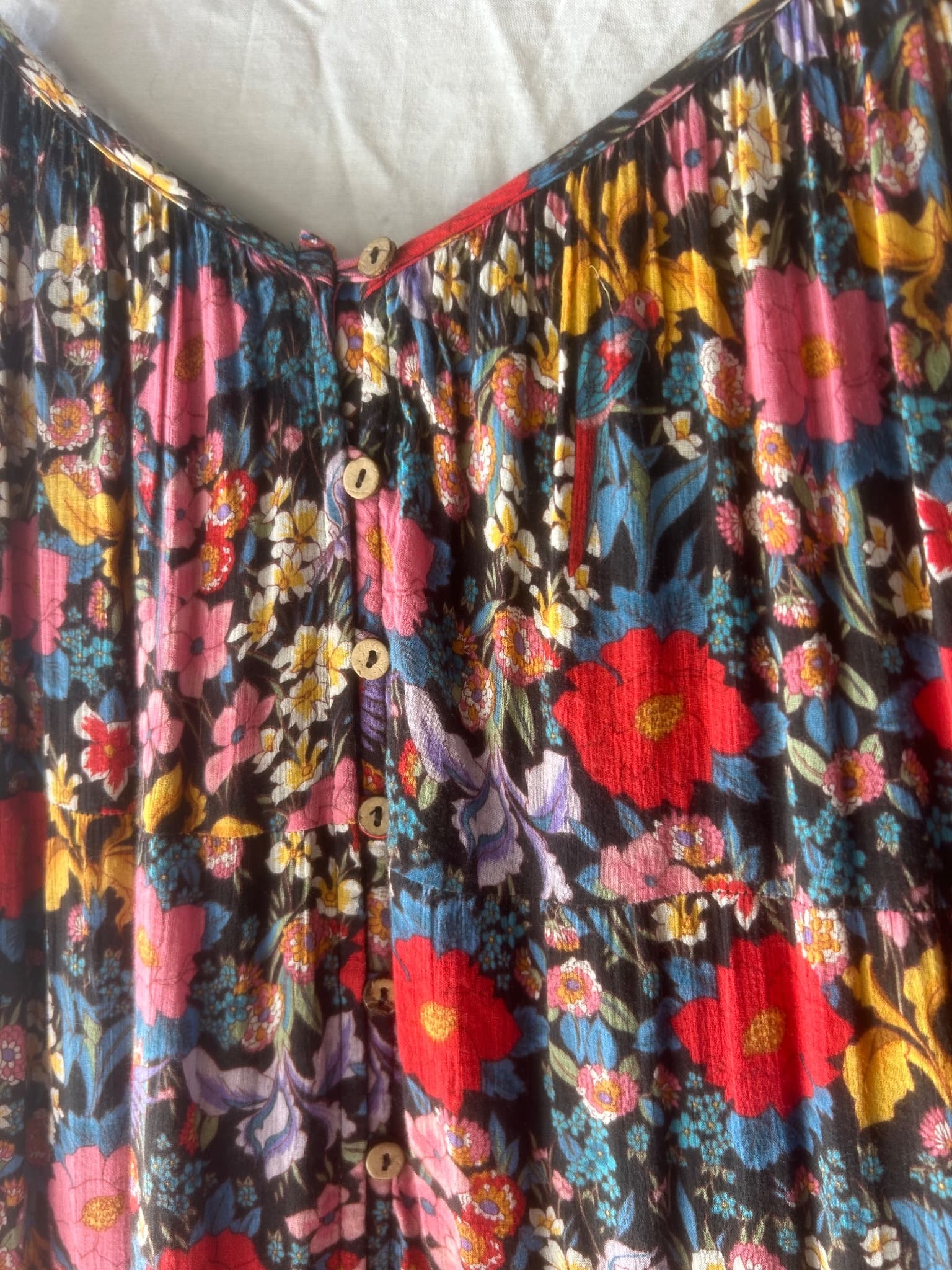 SPELL Floral Tiered Maxi Dress - Women's XXS — photo 6 of 9