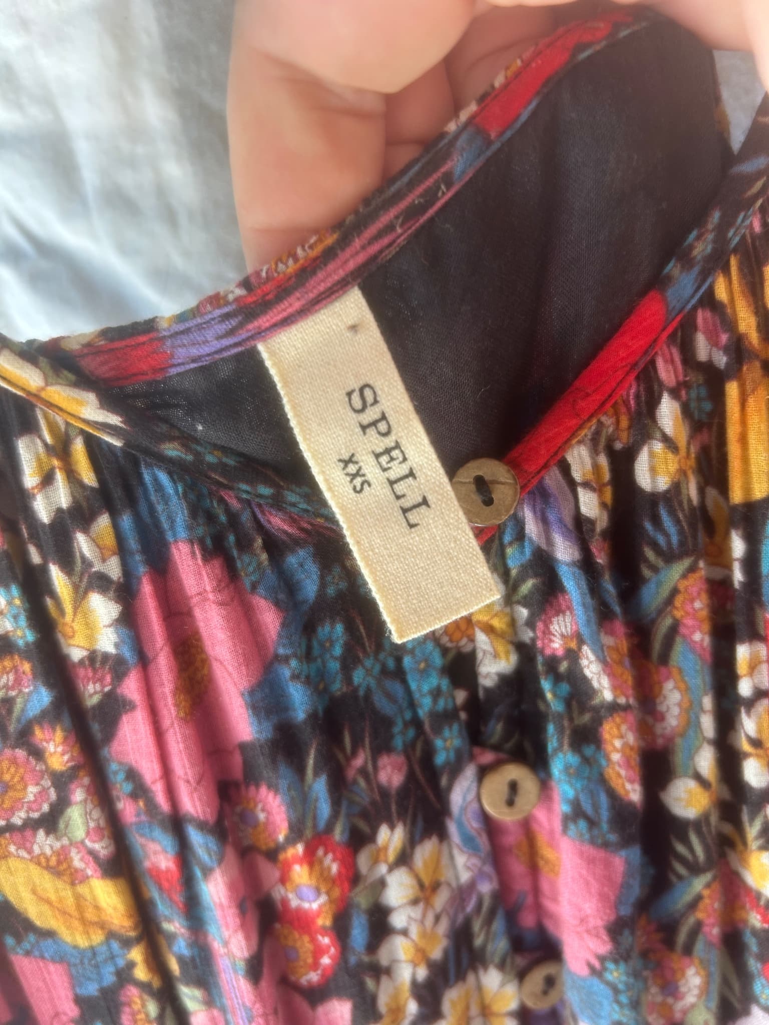 SPELL Floral Tiered Maxi Dress - Women's XXS — photo 7 of 9