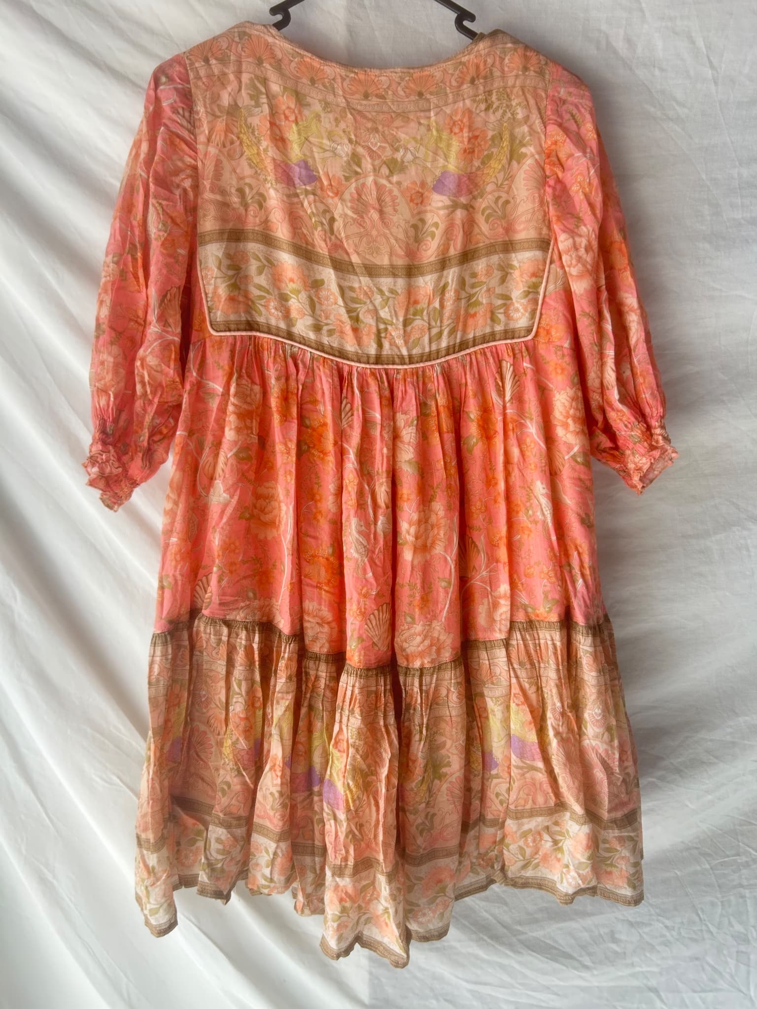 Spell & The Gypsy Mini Dress Pink Shell Print Size S — photo 5 of 5
