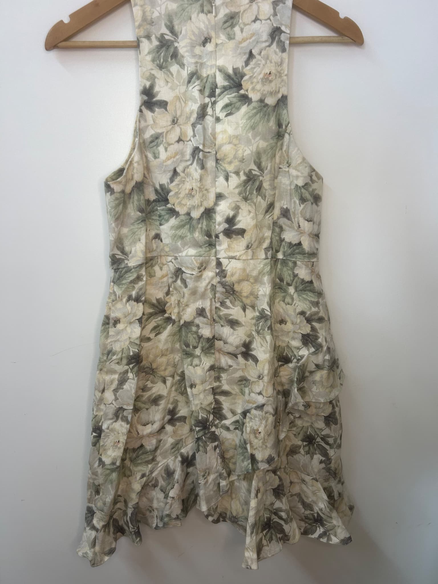 Zimmermann Floral Linen Mini Dress Size 2 — photo 6 of 8